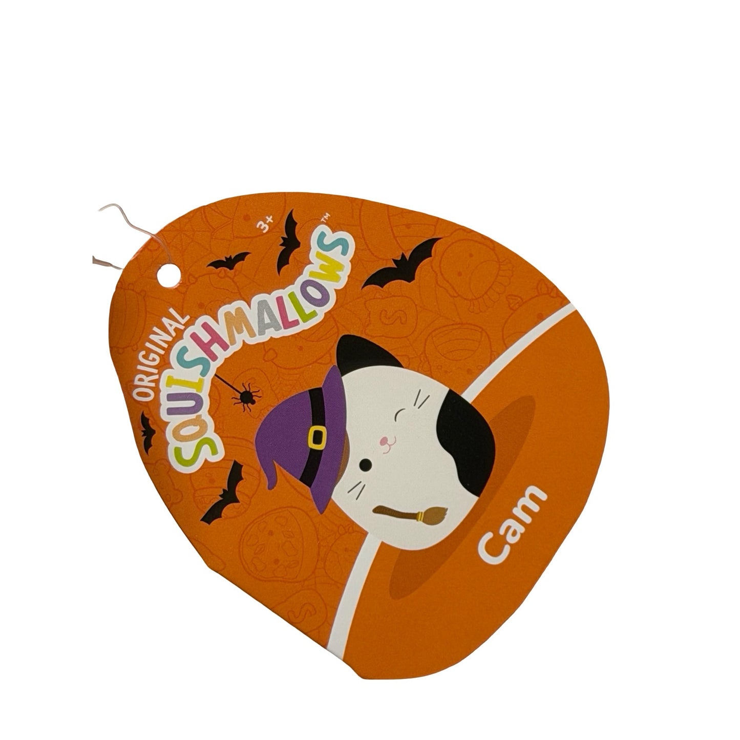 Squishmallows Cam Calico Cat Witch Halloween Plush 8" Jazwares NWT Cute Soft Toy