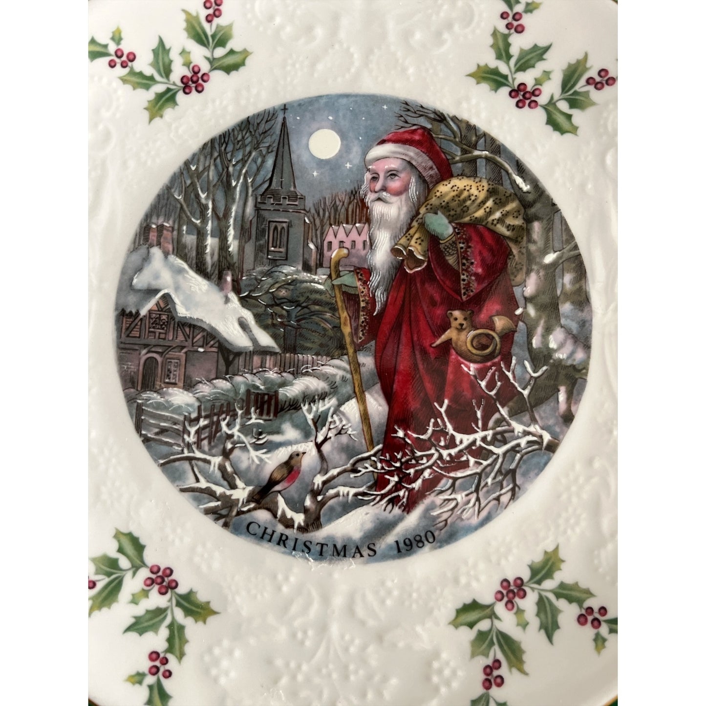 Royal Doulton Christmas Plate – 1980 Father Christmas