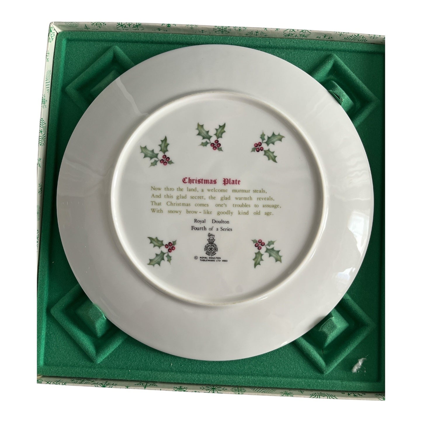 Royal Doulton Christmas Plate – 1980 Father Christmas