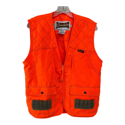 Gamehide Blaze Orange Hunting Vest XL – Early 2000s Outdoor Safety & Field Wear