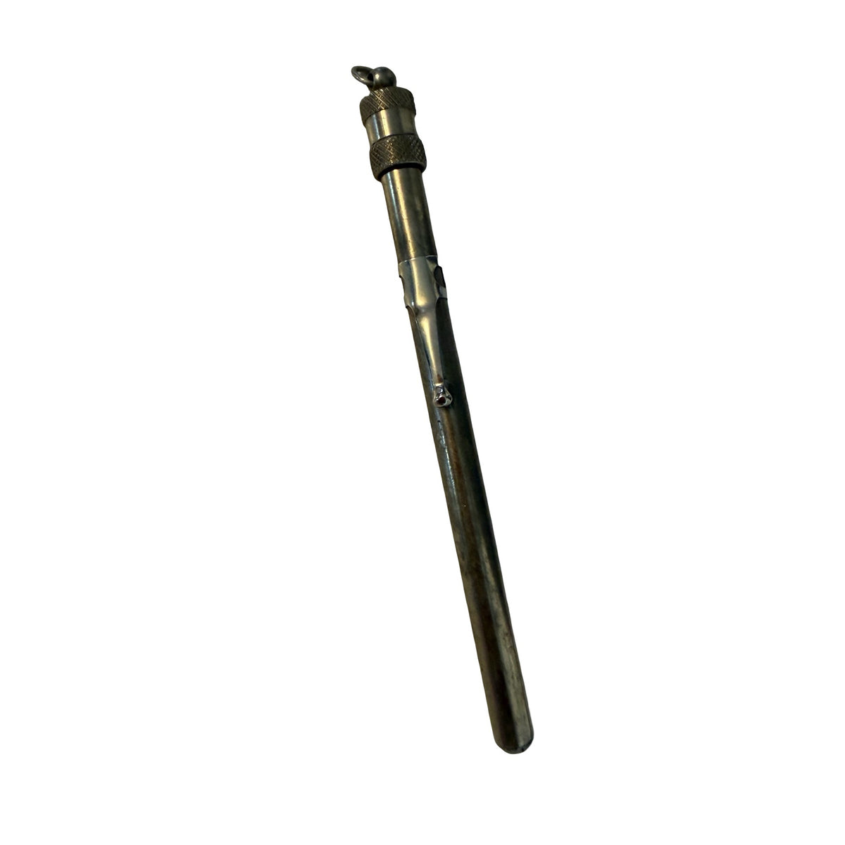 Vintage Laboratory Glass Immersion Thermometer 20-200°F with Metal Protective Pocket Case Scientific Instrument