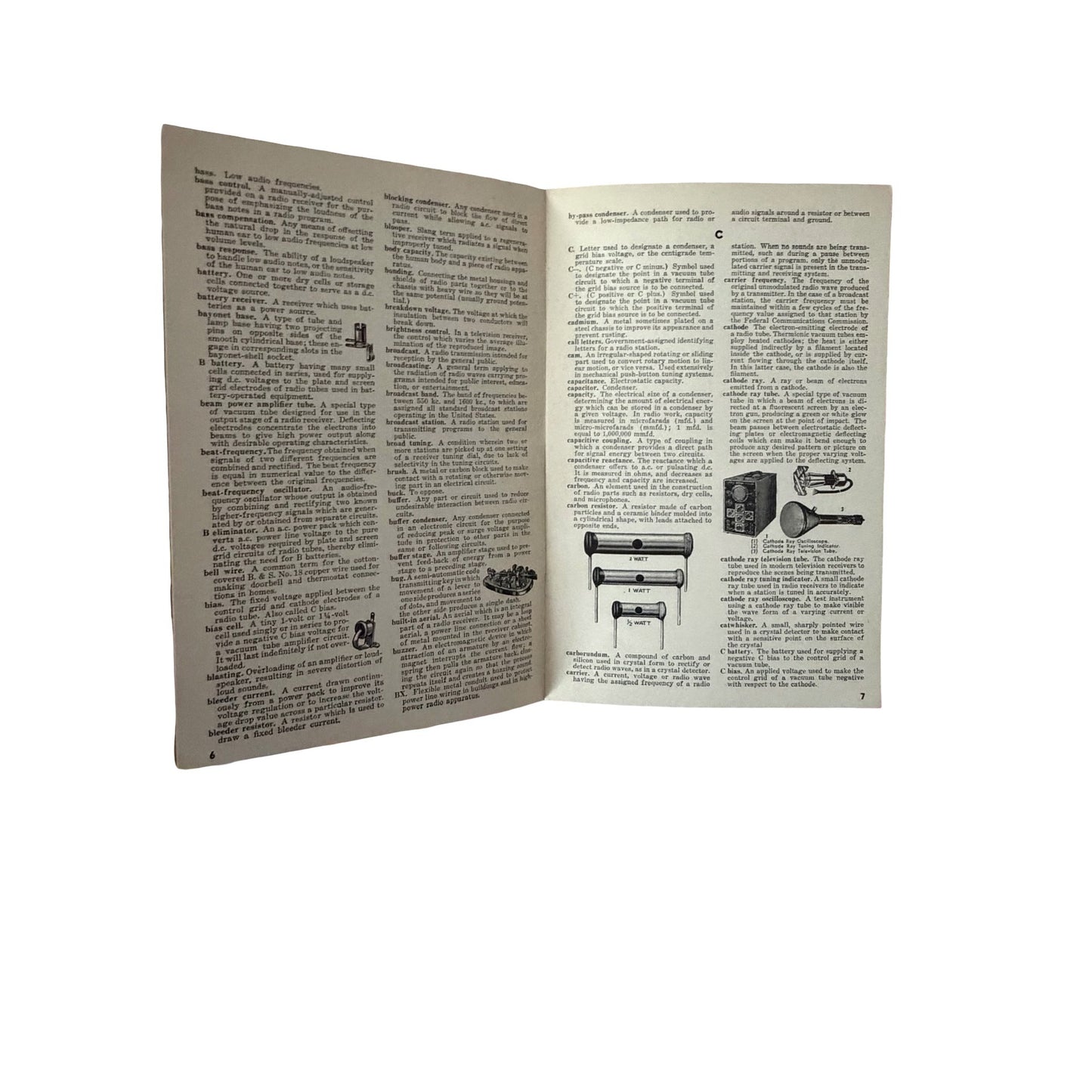 Vintage 1943 A Dictionary of Radio Terms Allied Radio Electronics Television Handbook