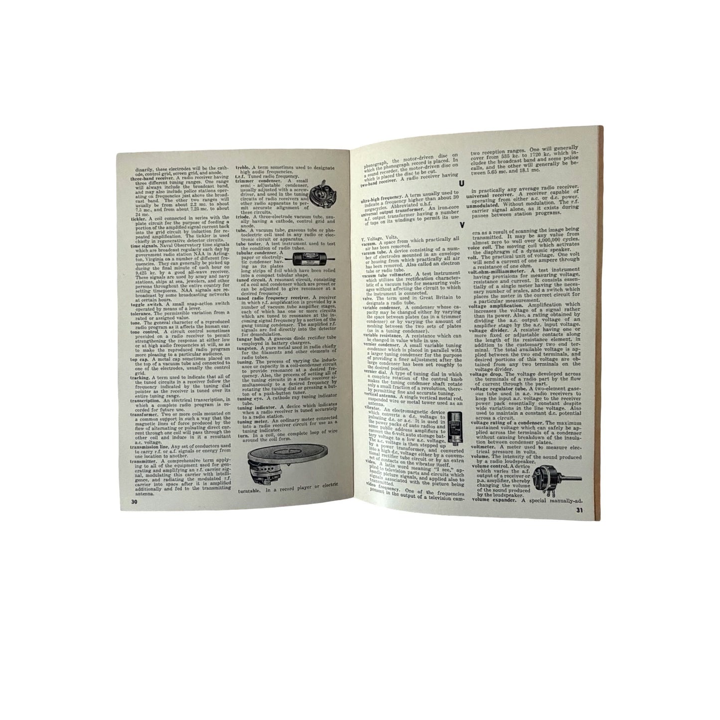 Vintage 1943 A Dictionary of Radio Terms Allied Radio Electronics Television Handbook