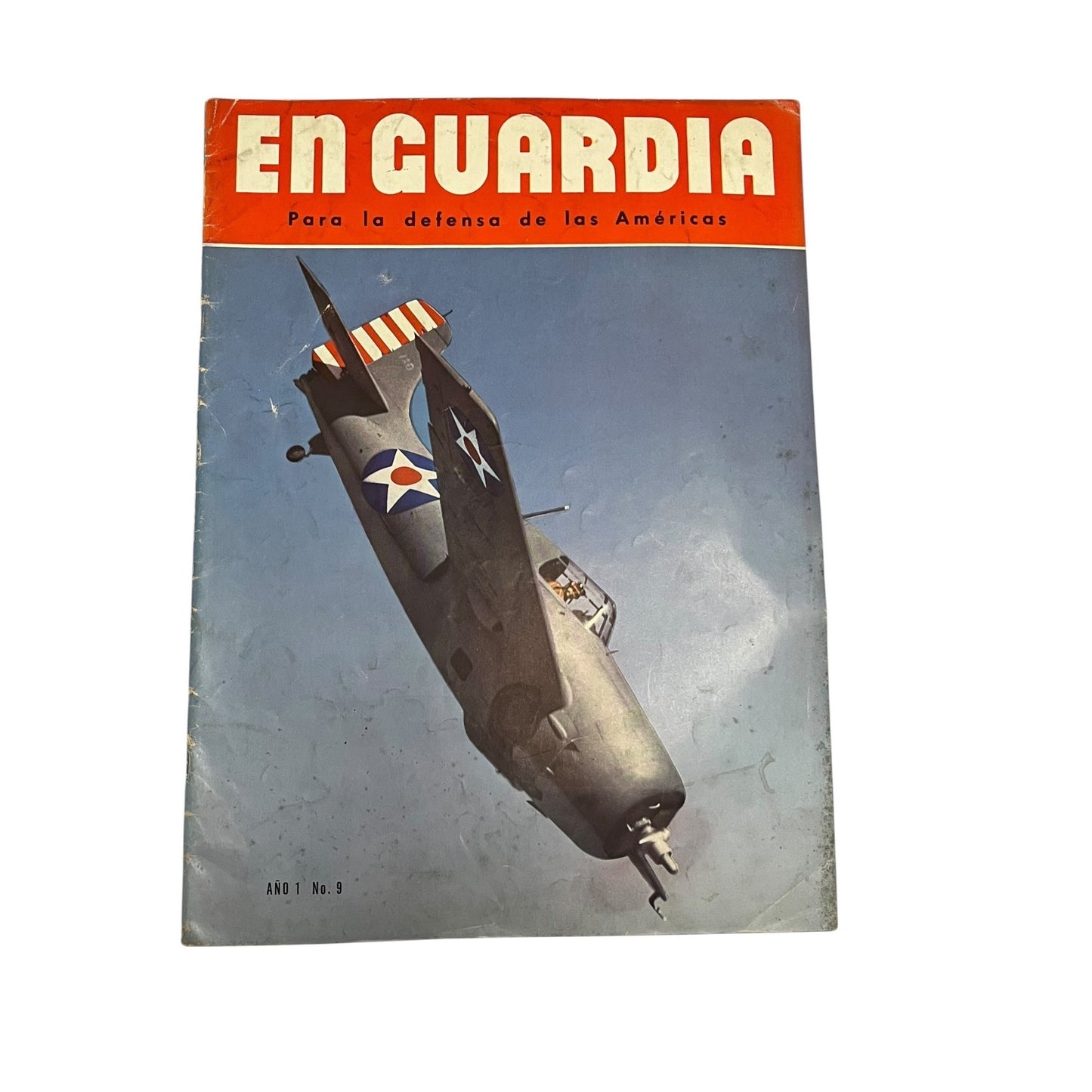 En Guardia Spanish Military Magazine Año 1 No 9 WWII Era Aviation Defense Publication