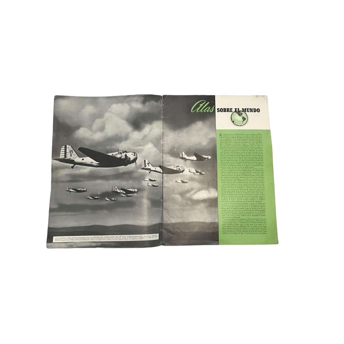 En Guardia Spanish Military Magazine Año 1 No 9 WWII Era Aviation Defense Publication
