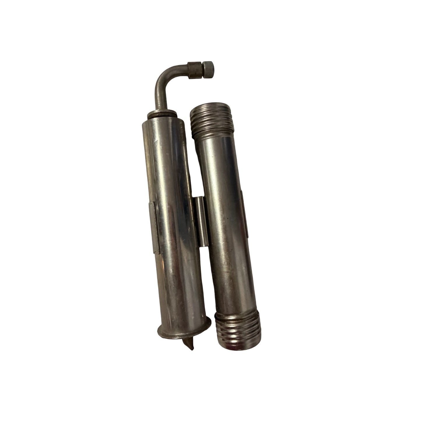 Vintage Hand Pump Pressure Oil Gun Lubricating Oiler Steel Machine Shop Garage Tool