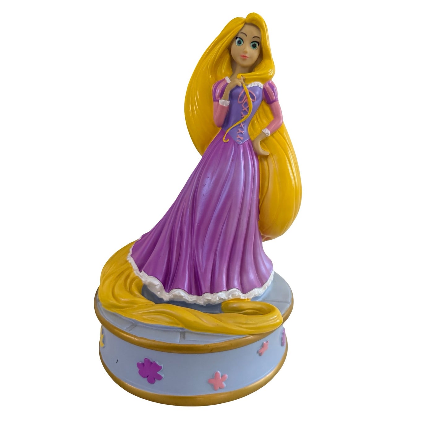 Disney Tangled Rapunzel Coin Bank Plastic Figure Princess Piggy Bank