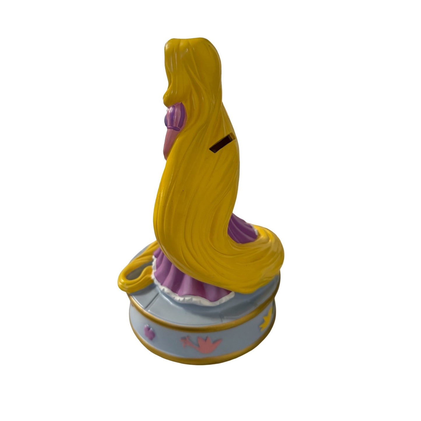 Disney Tangled Rapunzel Coin Bank Plastic Figure Princess Piggy Bank