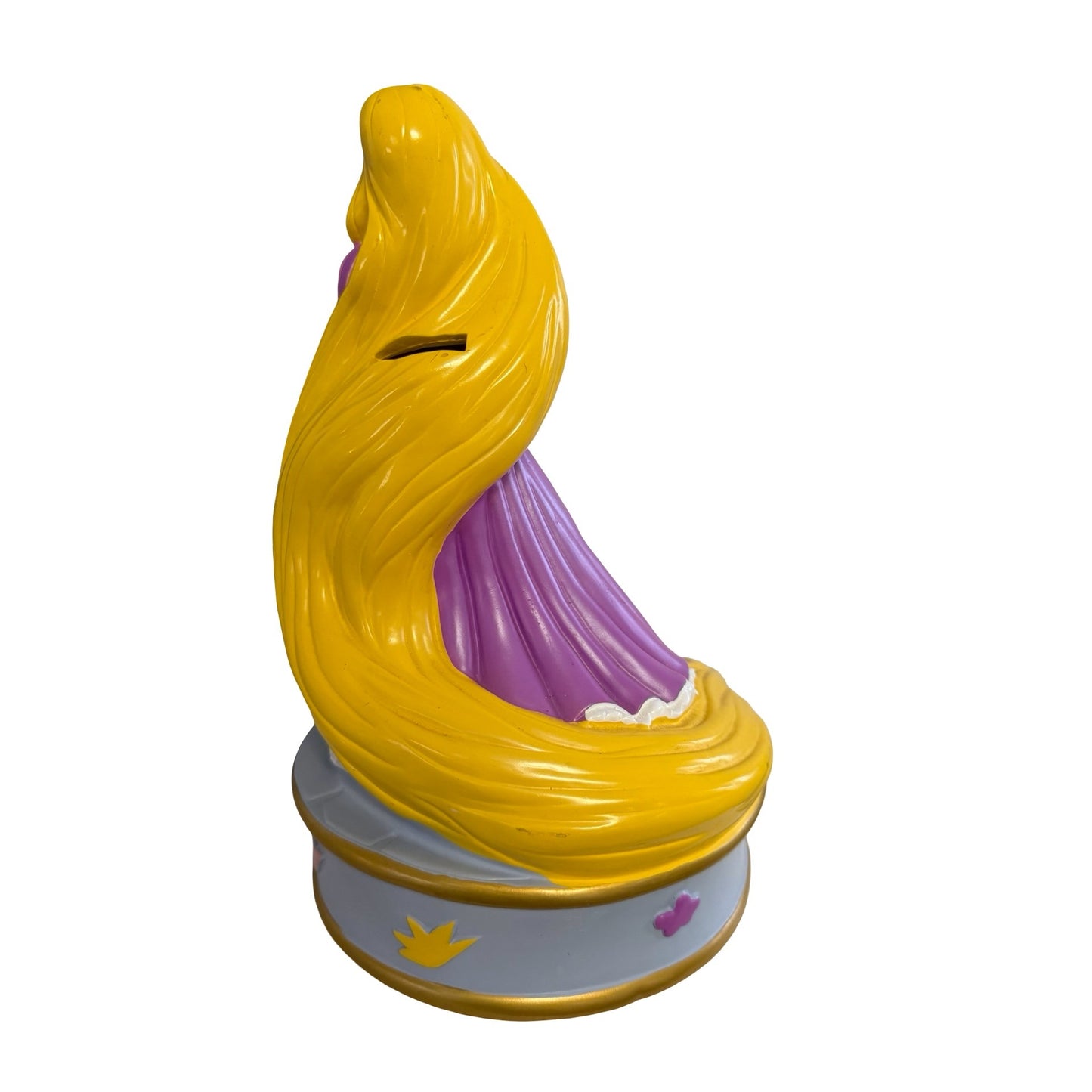 Disney Tangled Rapunzel Coin Bank Plastic Figure Princess Piggy Bank