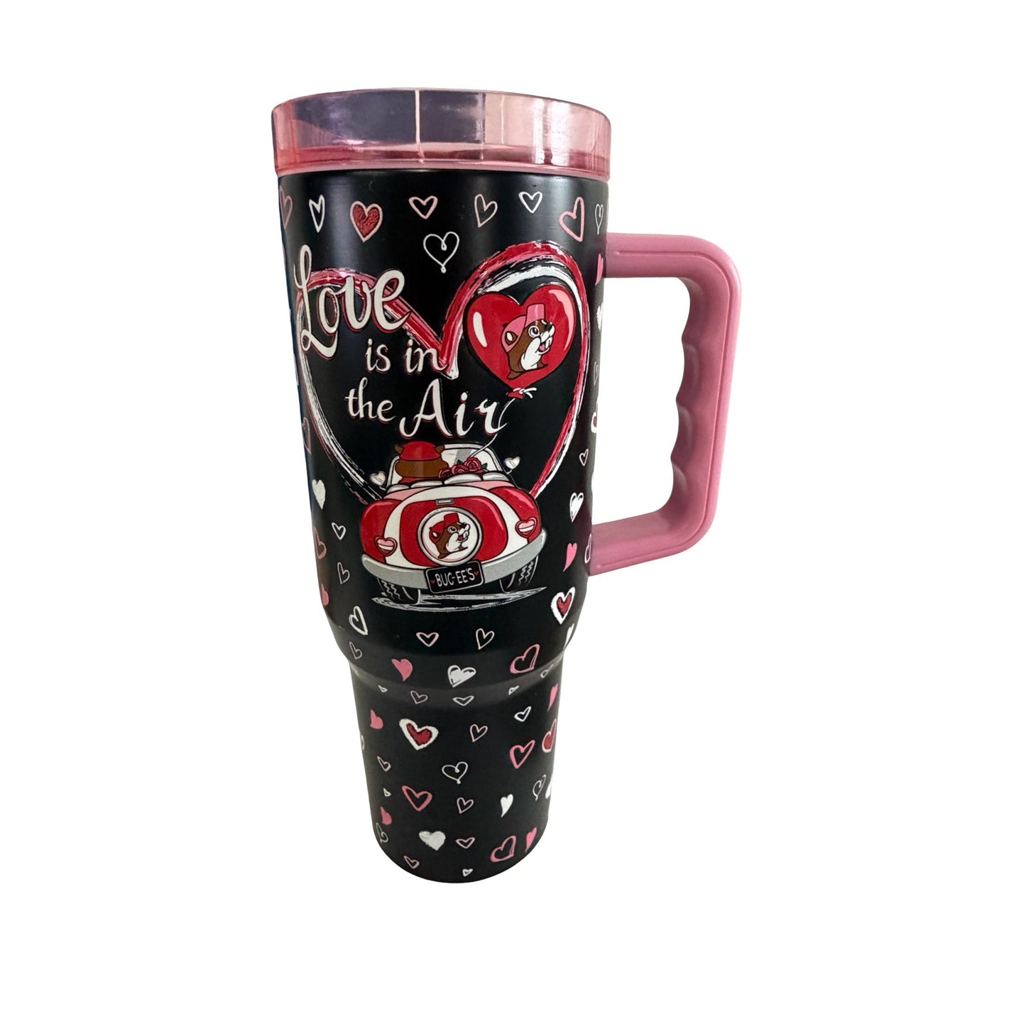 Buc-ee's Love Is In The Air Valentine's Day 40 Oz Yukon Outfitters Insulated Travel Tumbler