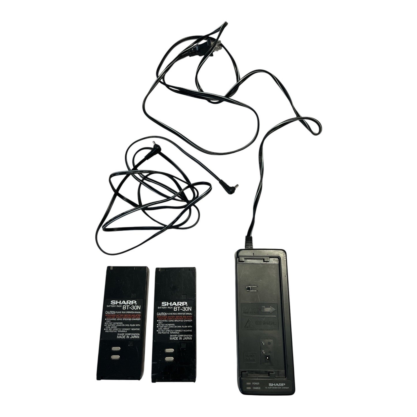 Sharp VL-L62U SlimCam Camcorder Bundle 1992 With Charger & Batteries Untested