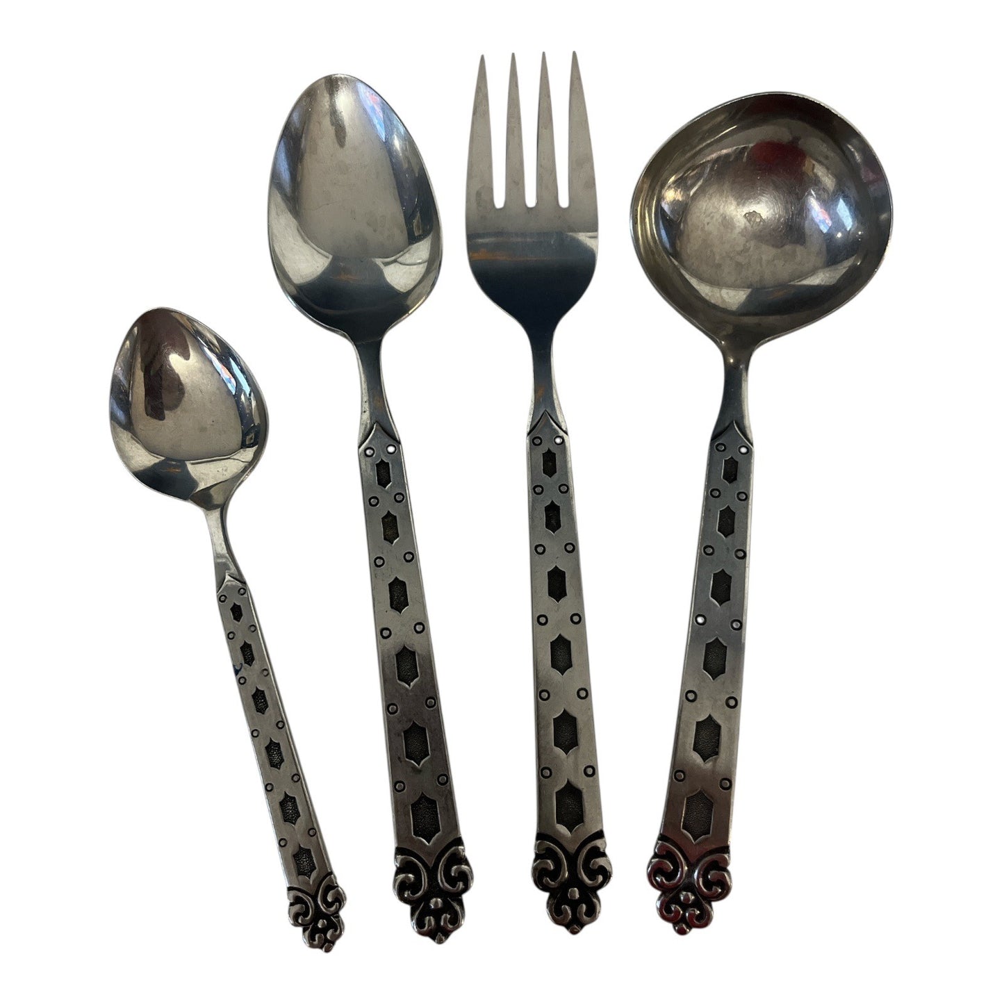 Vintage Northland Stainless Flatware – Japan – 4-Piece Serving Set