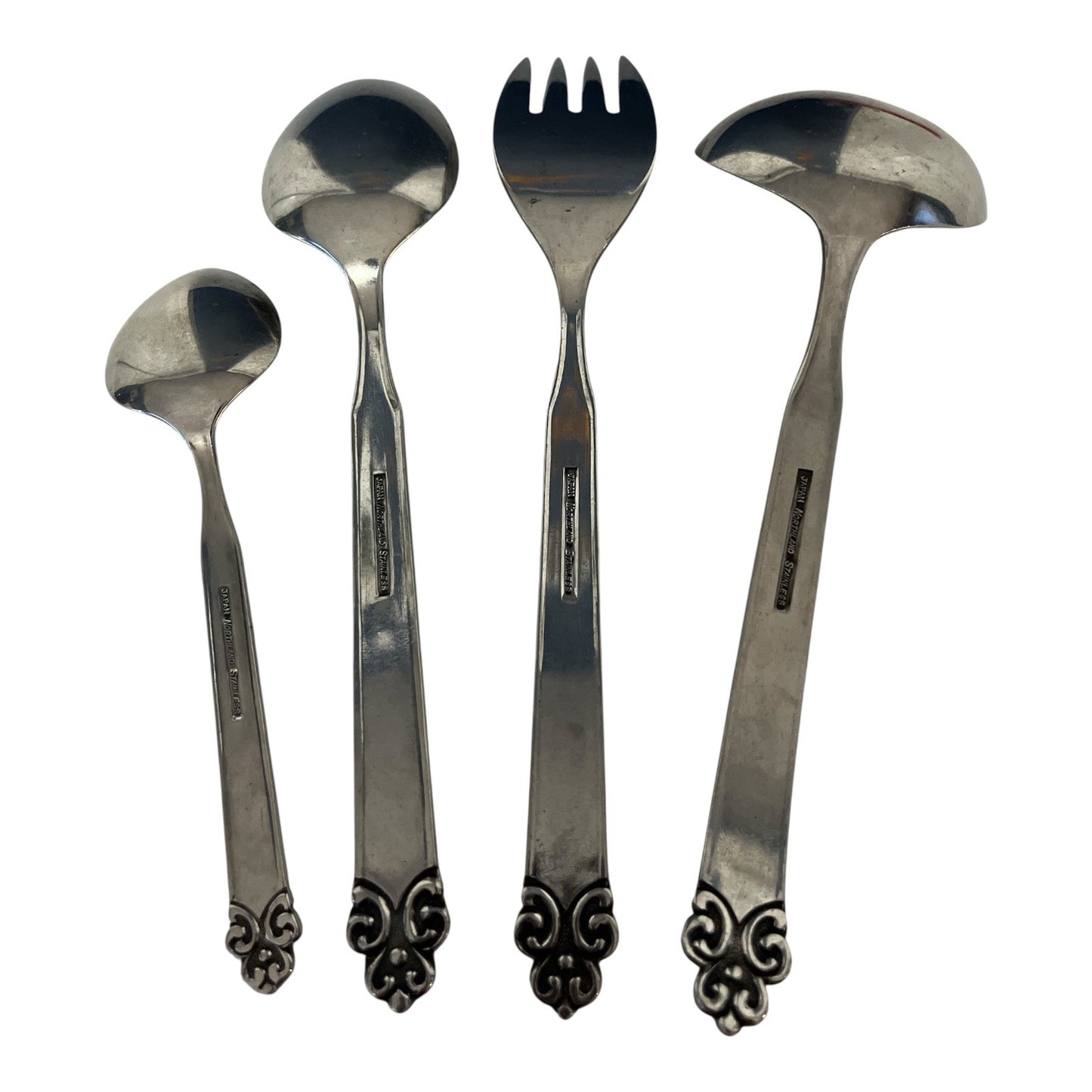 Vintage Northland Stainless Flatware – Japan – 4-Piece Serving Set