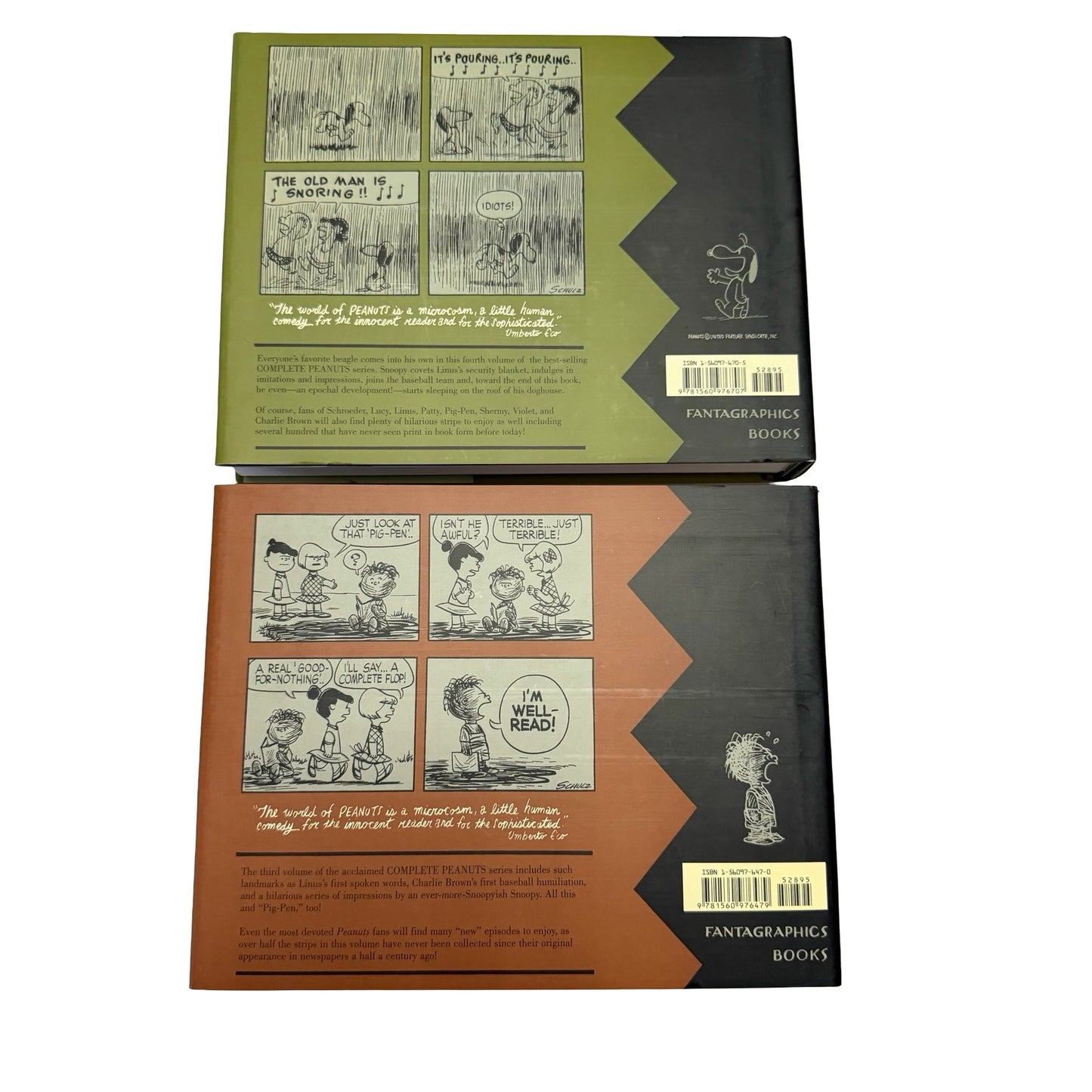 The Complete Peanuts 1955-1958 Charles M Schulz 2 Volume Hardcover Box Set Fantagraphics