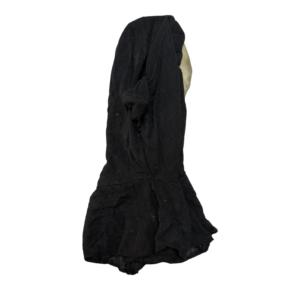 2011 Screaming Skull Halloween Mask Black Hood Grim Reaper Horror Costume 44 Inch