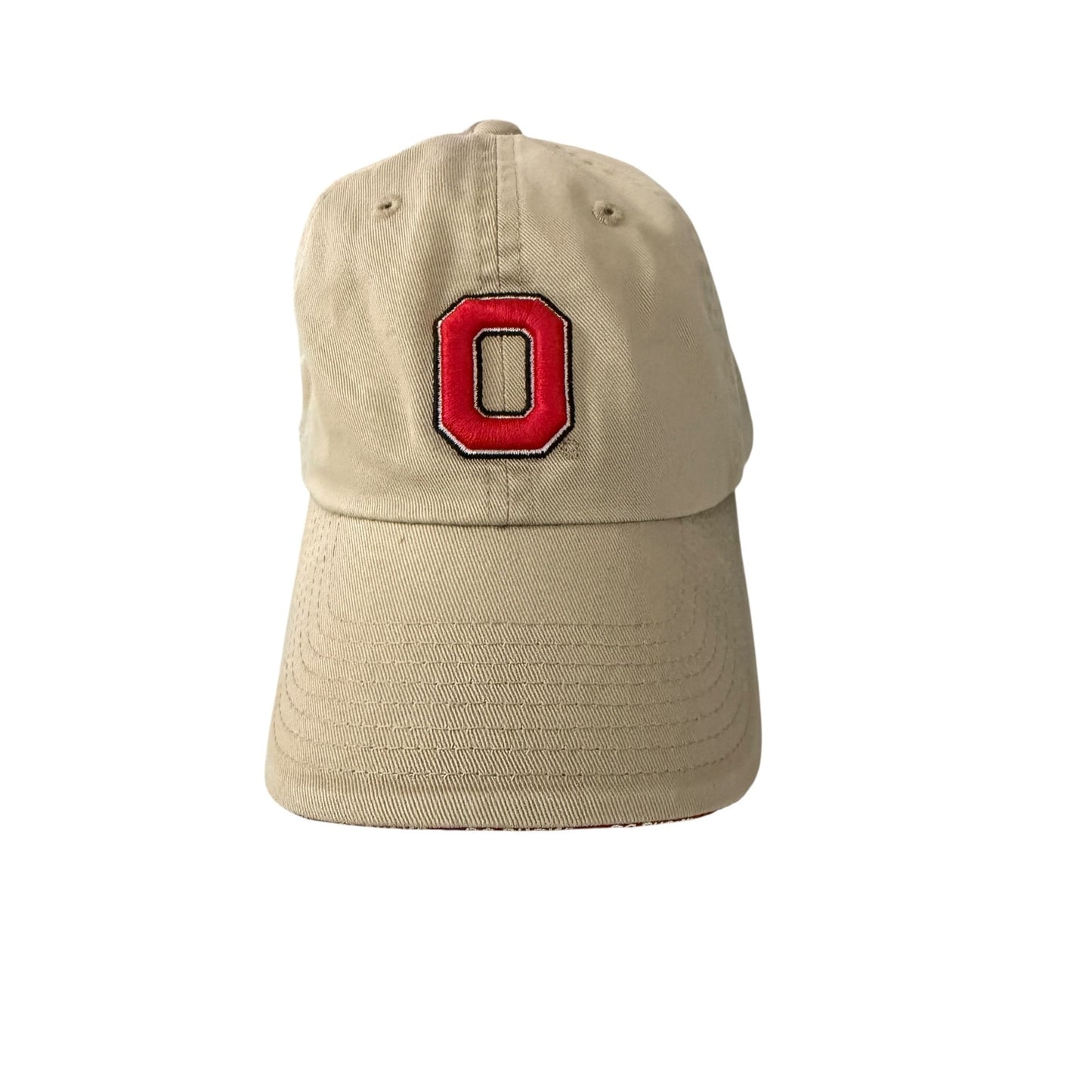 Ohio State Buckeyes Starter Adjustable Strapback Hat Tan OSU NCAA Cap