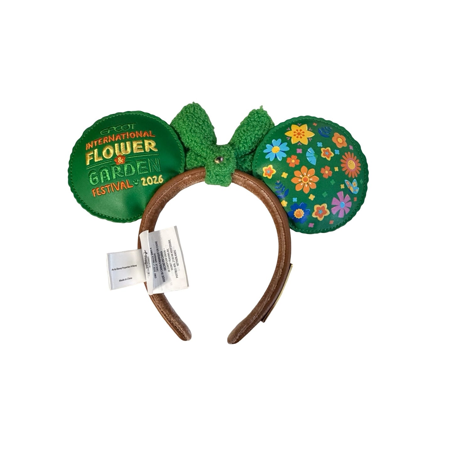 Disney Parks Loungefly Epcot International Flower & Garden Festival 2026 Minnie Ears Headband