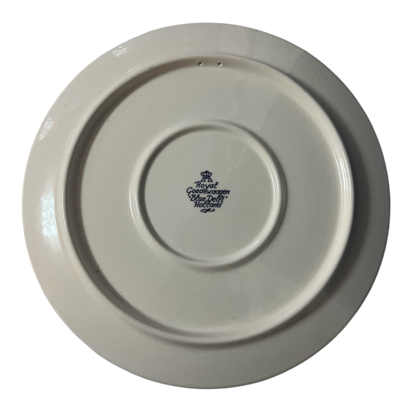 Vintage Royal Goedewaagen Blue Delft MS Noordam Inaugural Plate 2006 Holland America Line