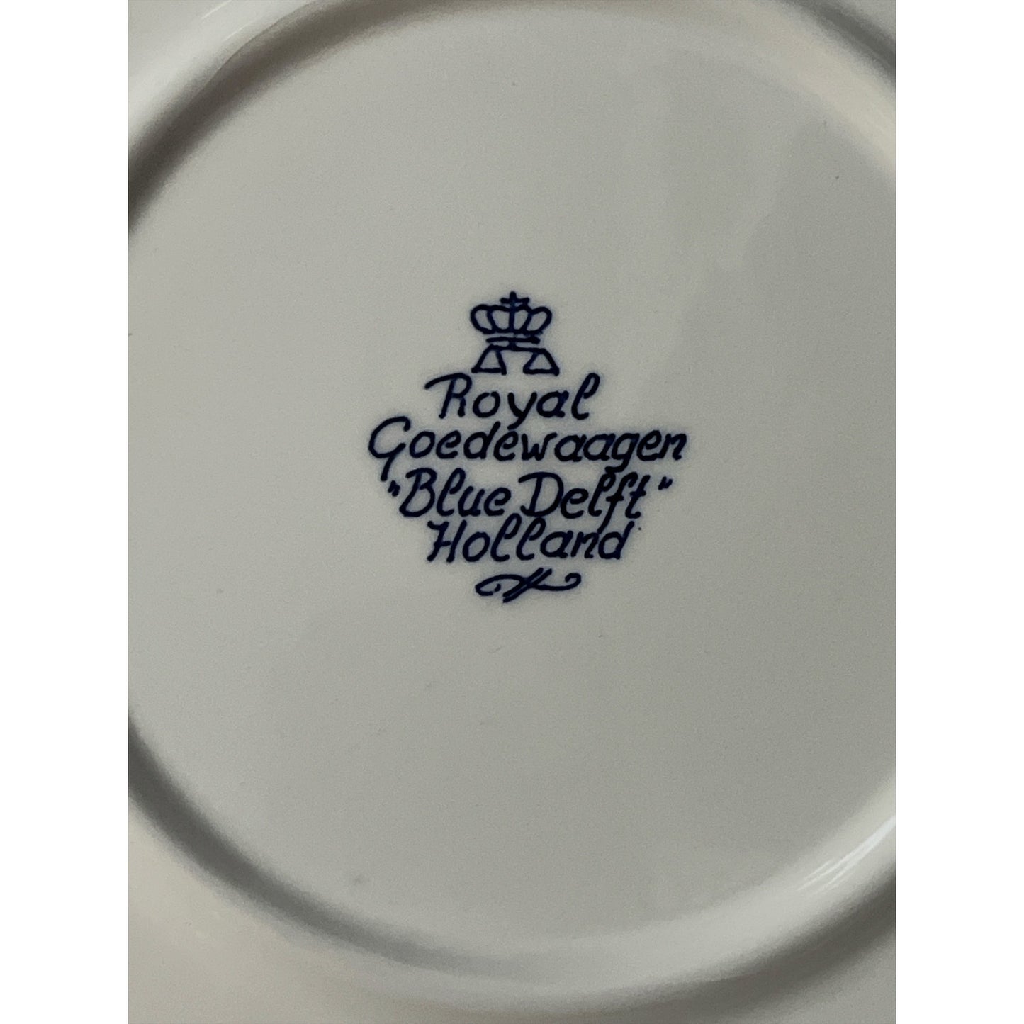 Vintage Royal Goedewaagen Blue Delft MS Noordam Inaugural Plate 2006 Holland America Line