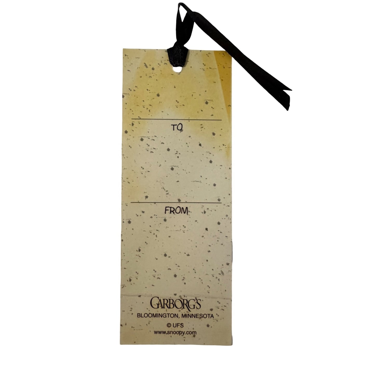 Snoopy by Everhart Friendship Is A Cozy Shelter Bookmark Gift Tag Peanuts