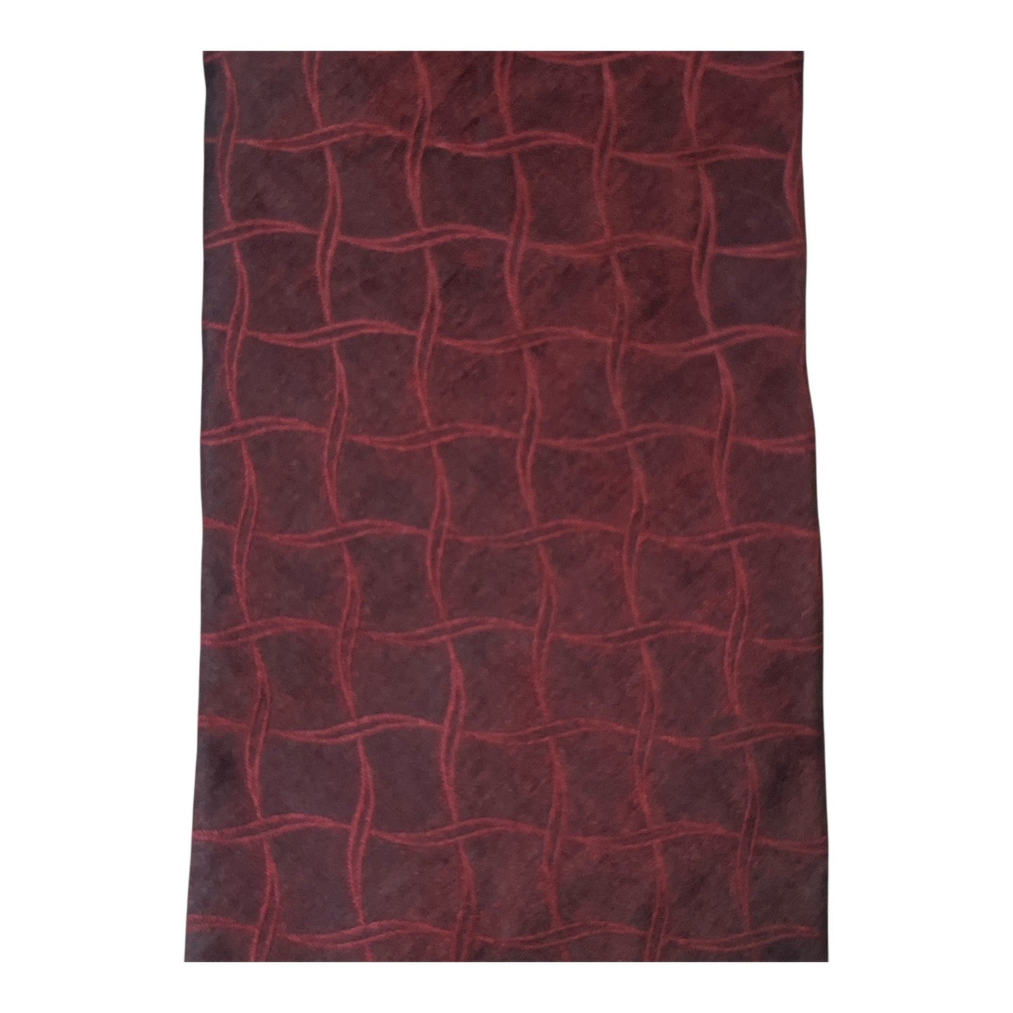 VTG Principe Made in Italy Burgundy Silk Tie Geometric Pattern