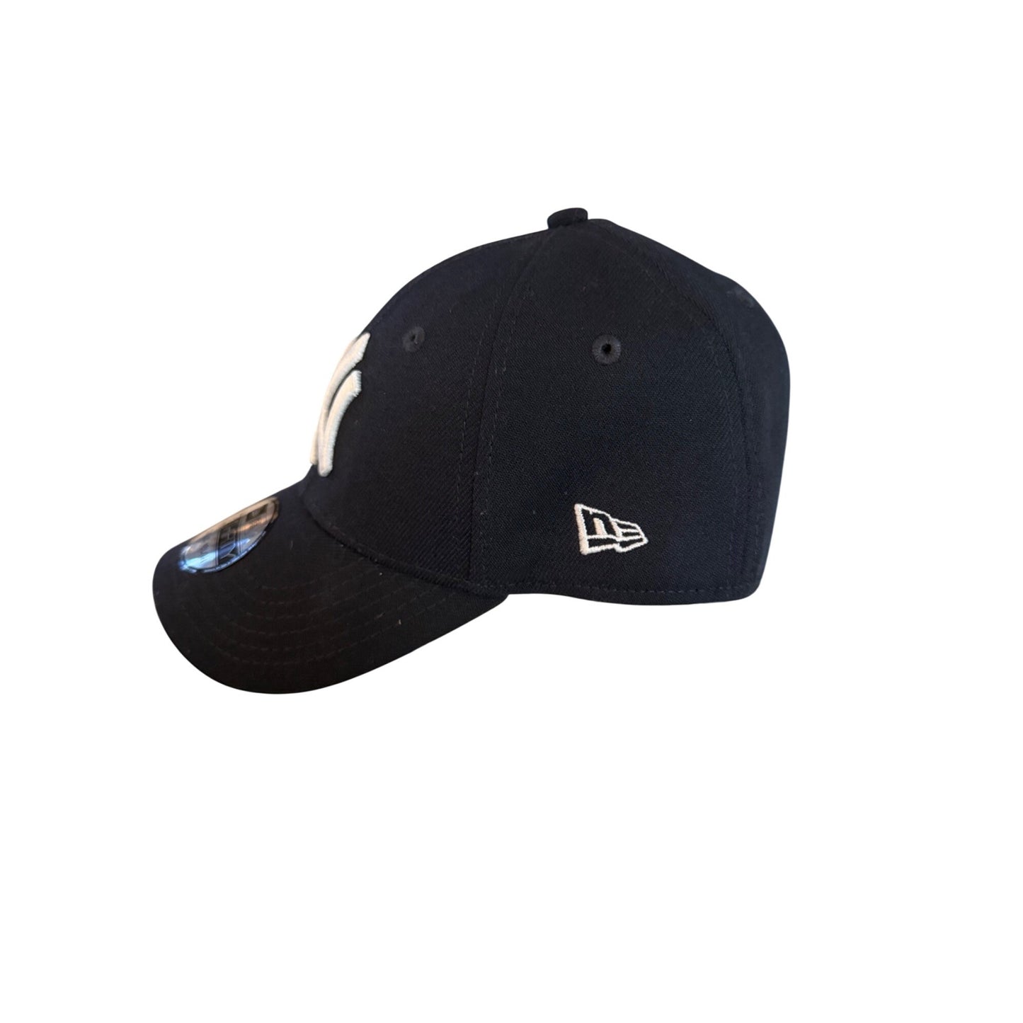 New Era 39THIRTY New York Yankees Youth Stretch Fit Baseball Cap Navy Blue Child