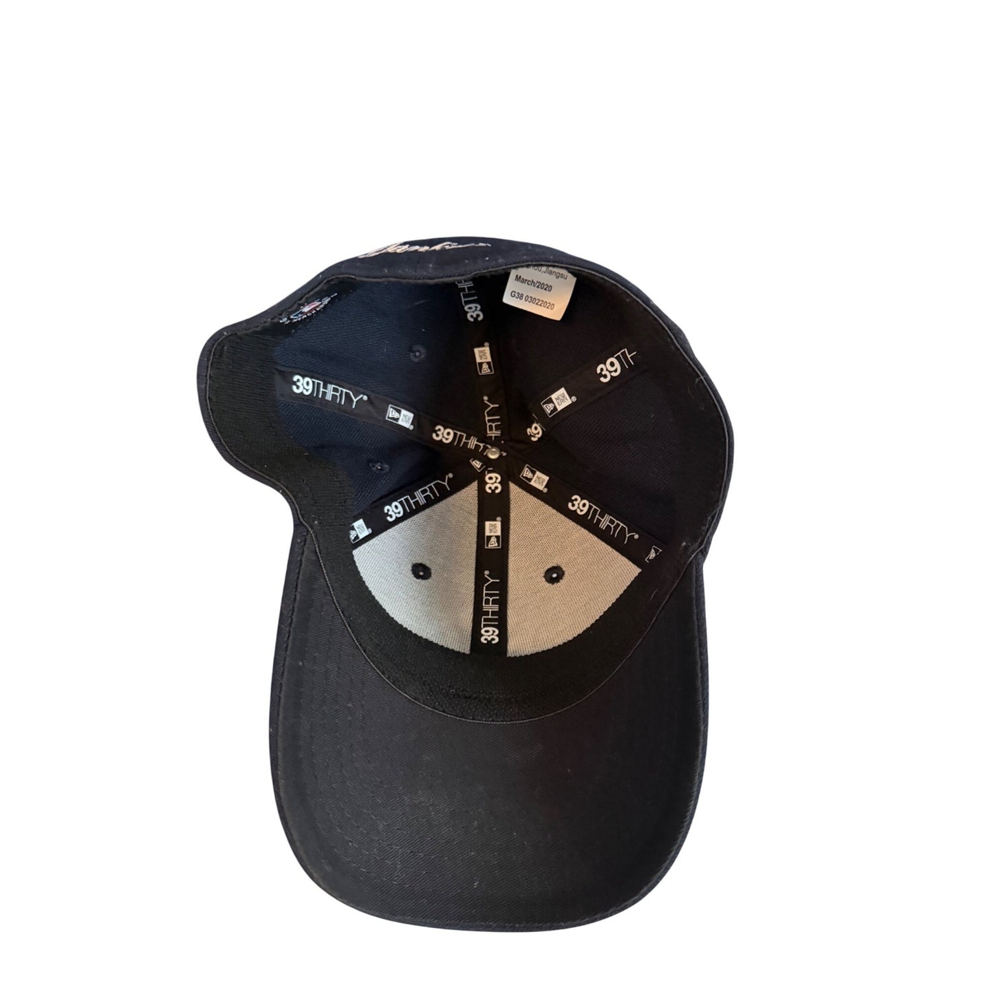 New Era 39THIRTY New York Yankees Youth Stretch Fit Baseball Cap Navy Blue Child