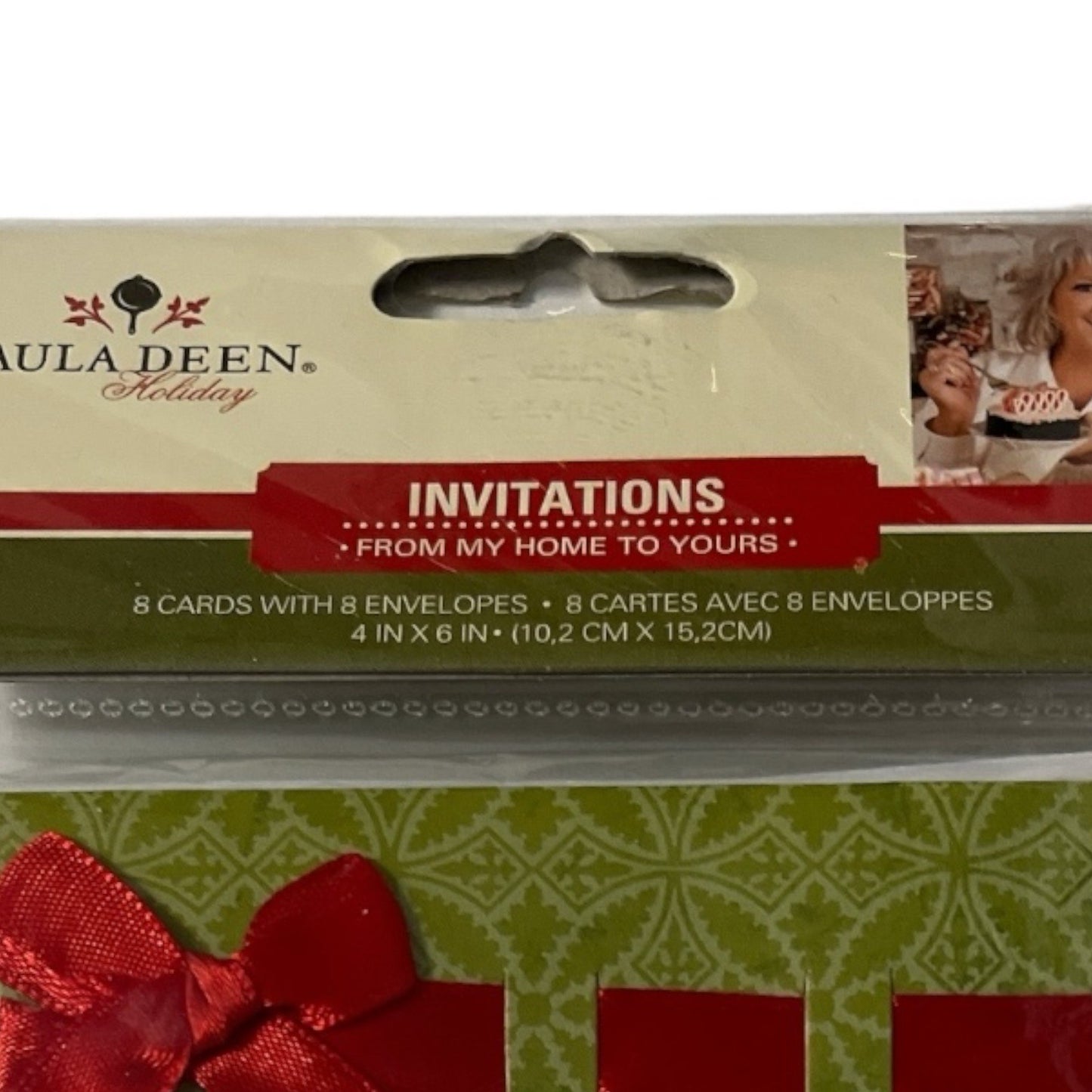 Lot of 2 Paula Deen Holiday Invitation Cards – Set of 8 with Envelopes – New Sealed – 2010
