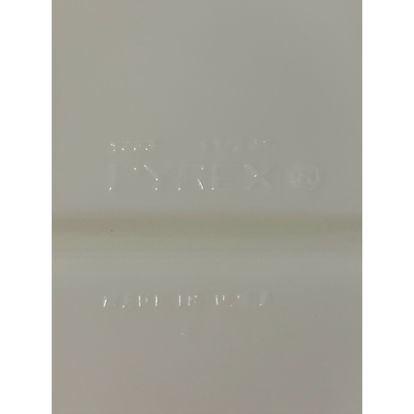 Vintage Pyrex 1063 White Divided Casserole Dish 1.5 Qt USA