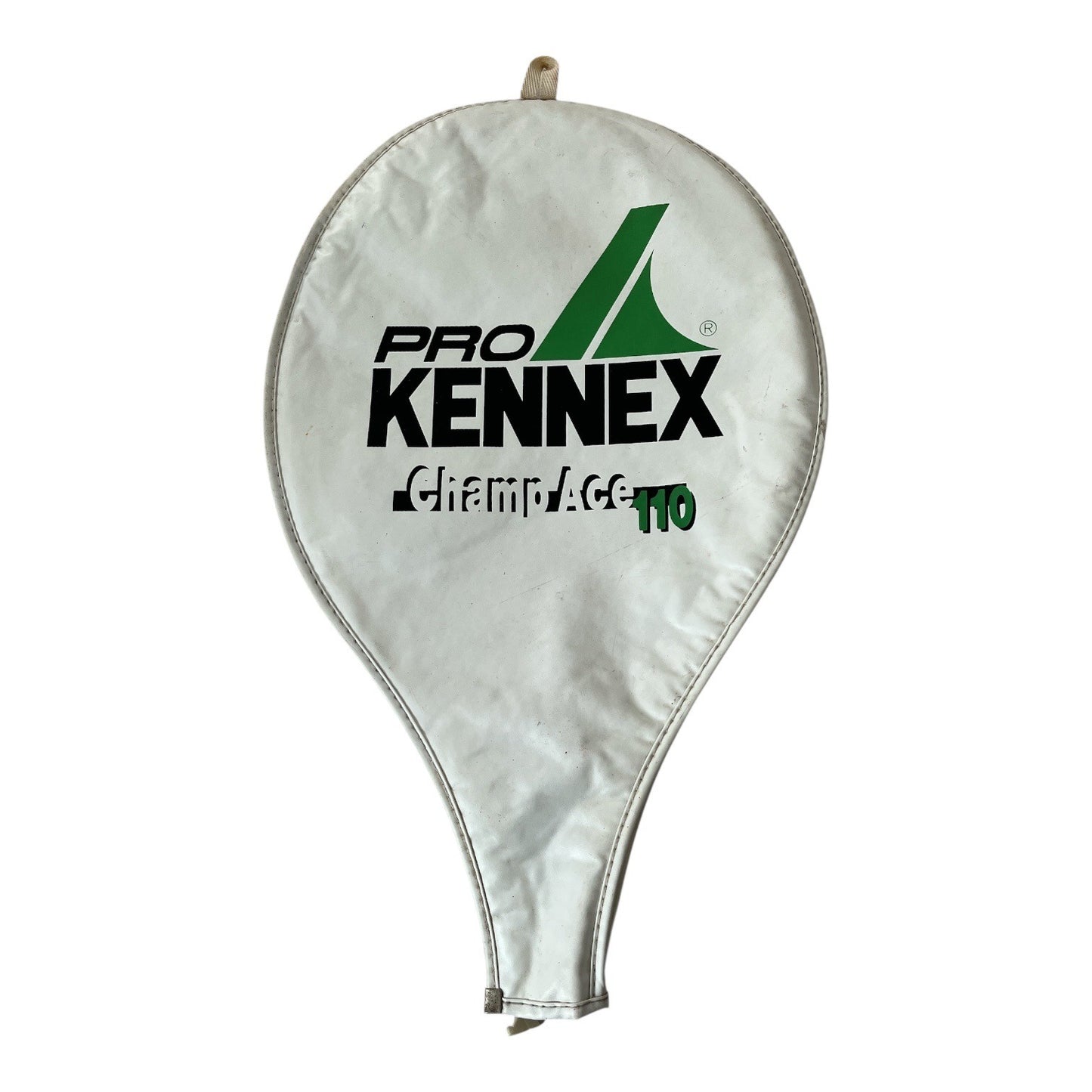 Vintage Pro Kennex Champ Ace 110 Tennis Racket Cover Clear Vinyl Front