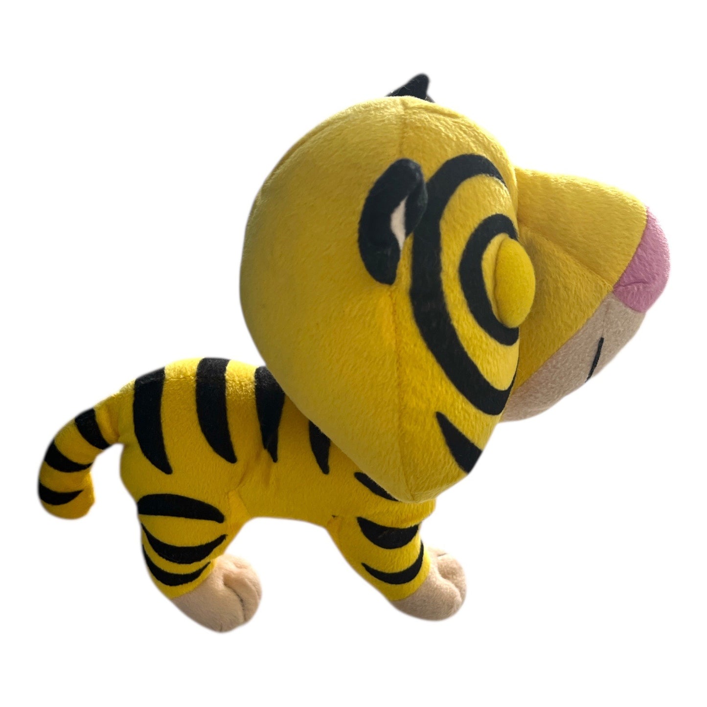 Jungle Snubbies Tiger Plush Toy Network Yellow Black Stuffed Animal 11 Inch
