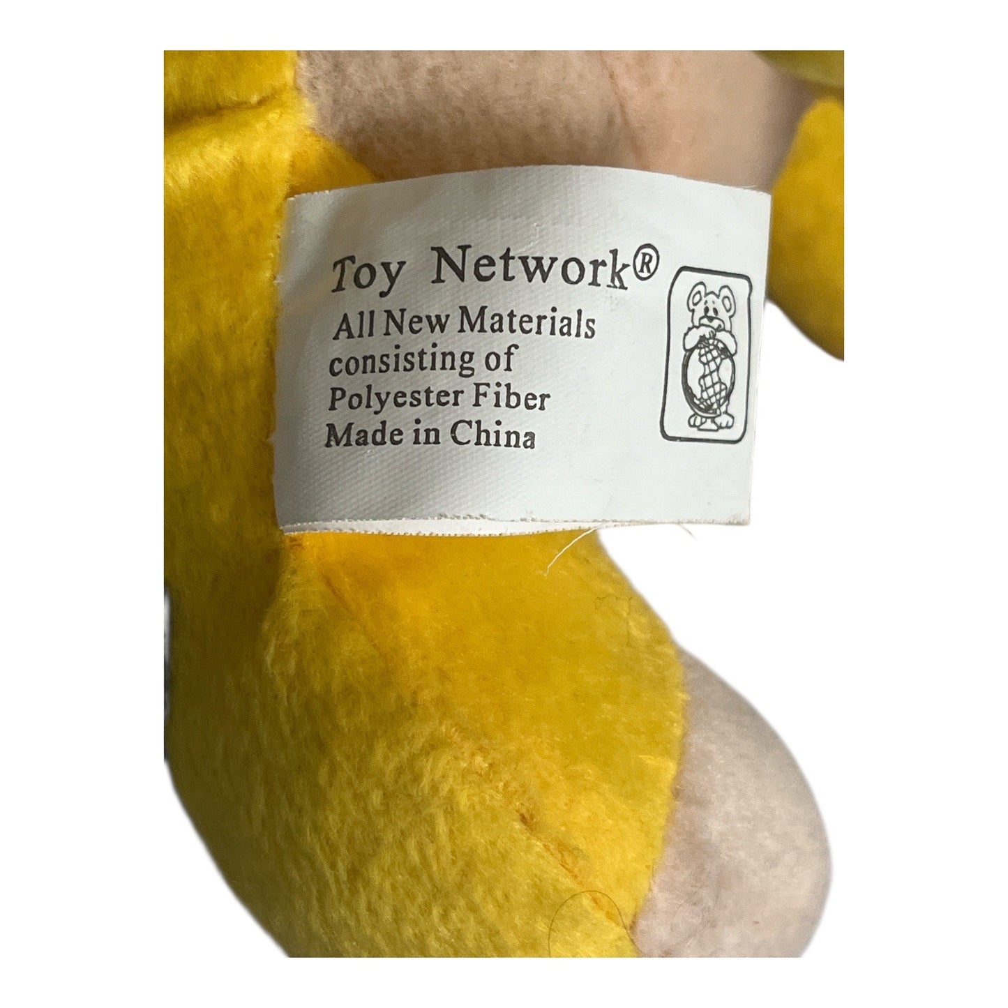 Jungle Snubbies Tiger Plush Toy Network Yellow Black Stuffed Animal 11 Inch