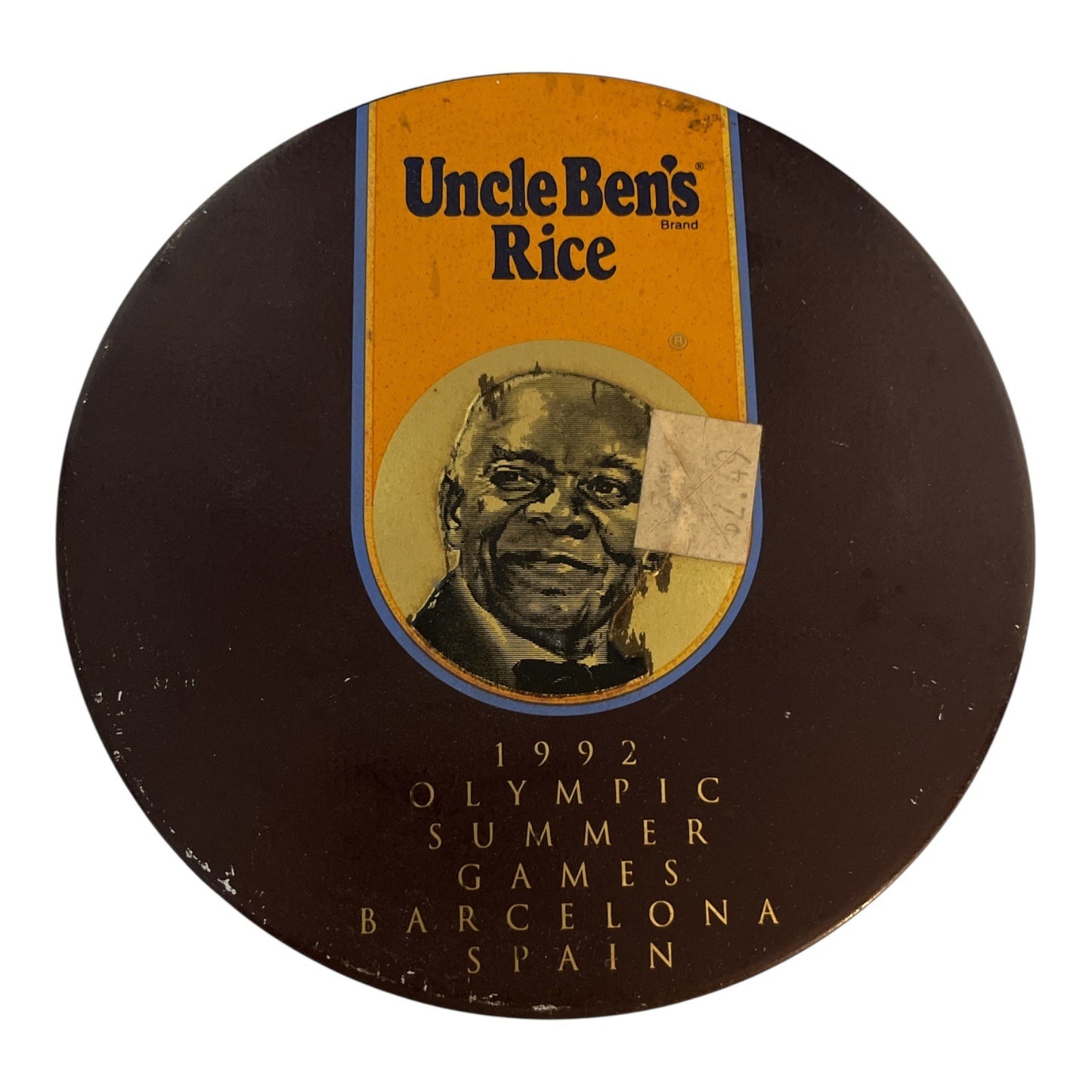 1992 Uncle Ben’s Rice Tin – Olympic Games Barcelona Limited Edition Vintage Canister