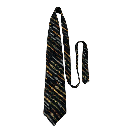 Vintage Tango by Max Raab Silk Tie – Early Fountain Pens Novelty Necktie