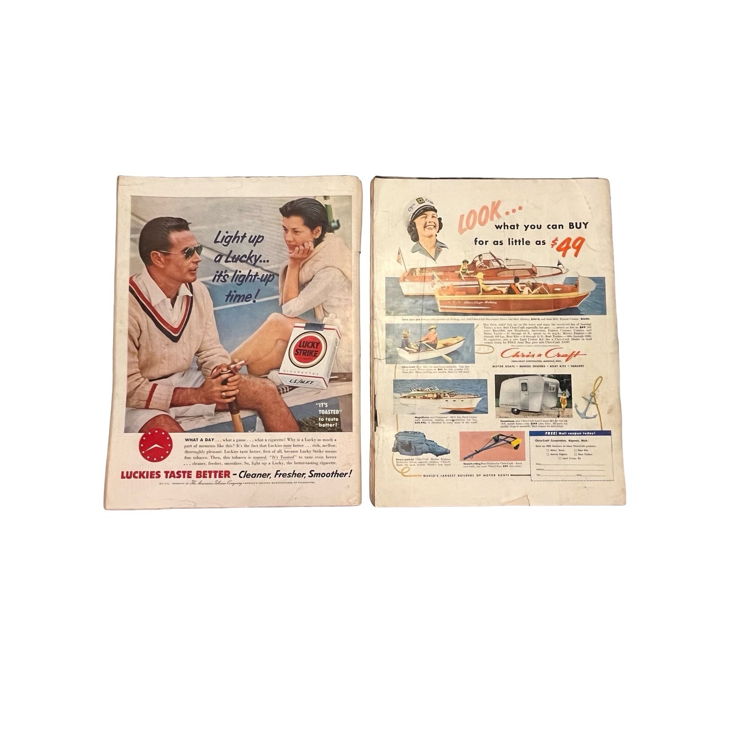 Vintage LIFE Magazine Lot 1953 1955 Islam Churches Disney Rob Roy Ads Lucky Strike
