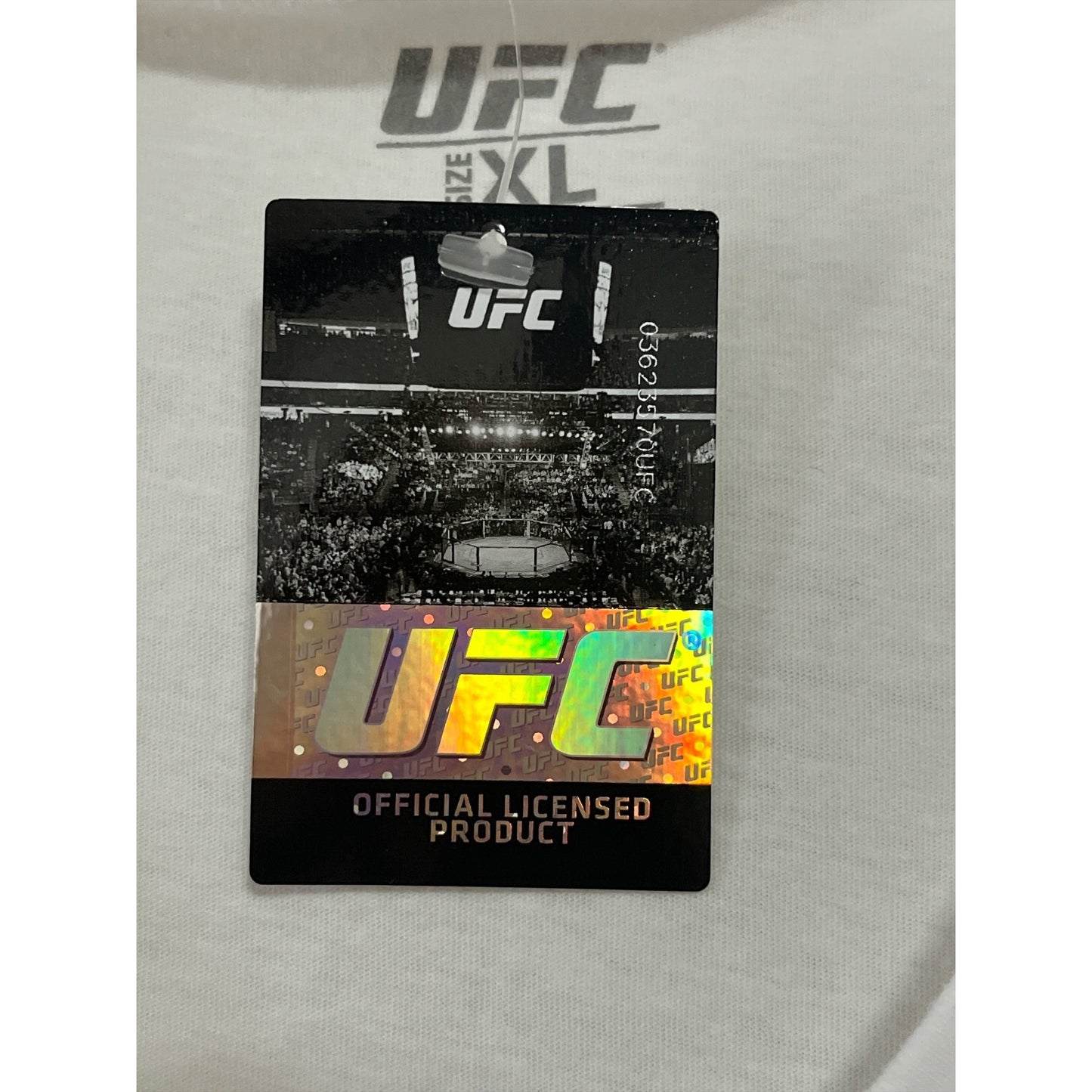 UFC Jacksonville Official Licensed Women’s T-Shirt Size XL White NWT