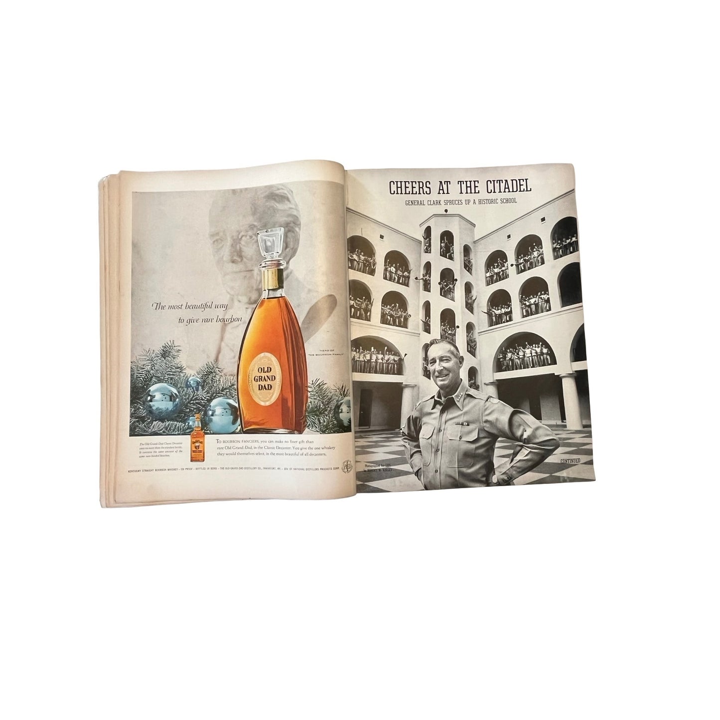 Vintage LIFE Magazine 1954 Mid Century Ads Bourbon Tobacco Jello Pyrex Ephemera