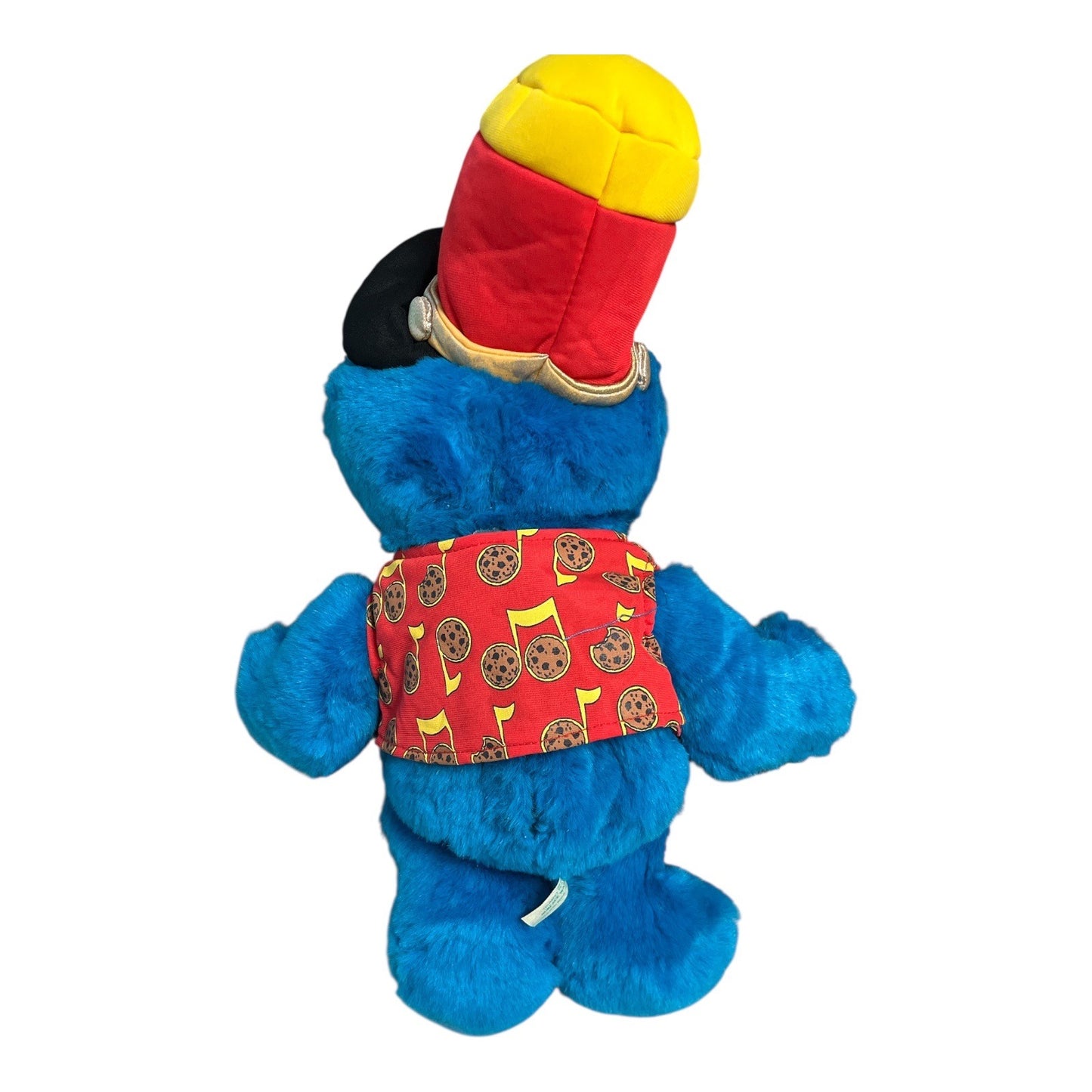 Sesame Street Trumpet-Playing Cookie Monster Plush – Sings “When the Saints Go Marching In” – 2004 – Works – With Tag