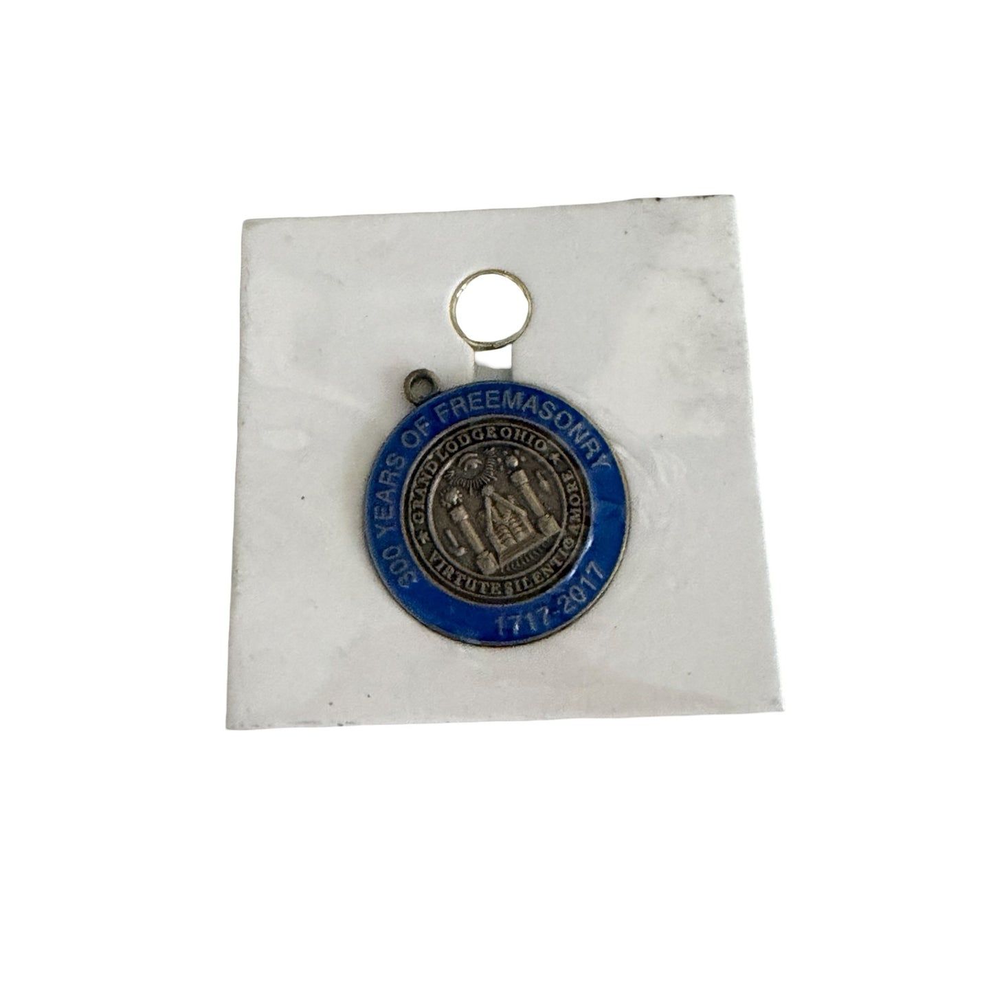 Vintage 2017 Grand Lodge of Ohio Freemasonry 300 Years Masonic Key Fob Medallion