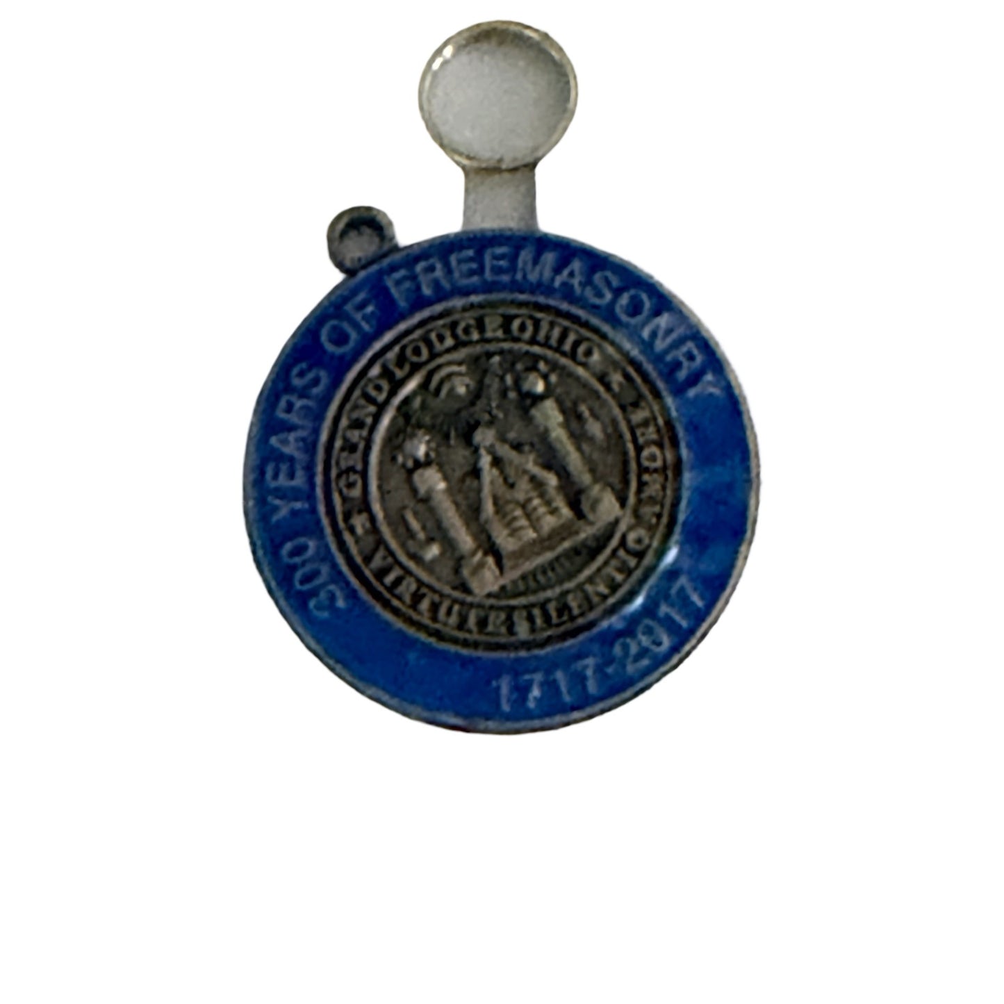 Vintage 2017 Grand Lodge of Ohio Freemasonry 300 Years Masonic Key Fob Medallion