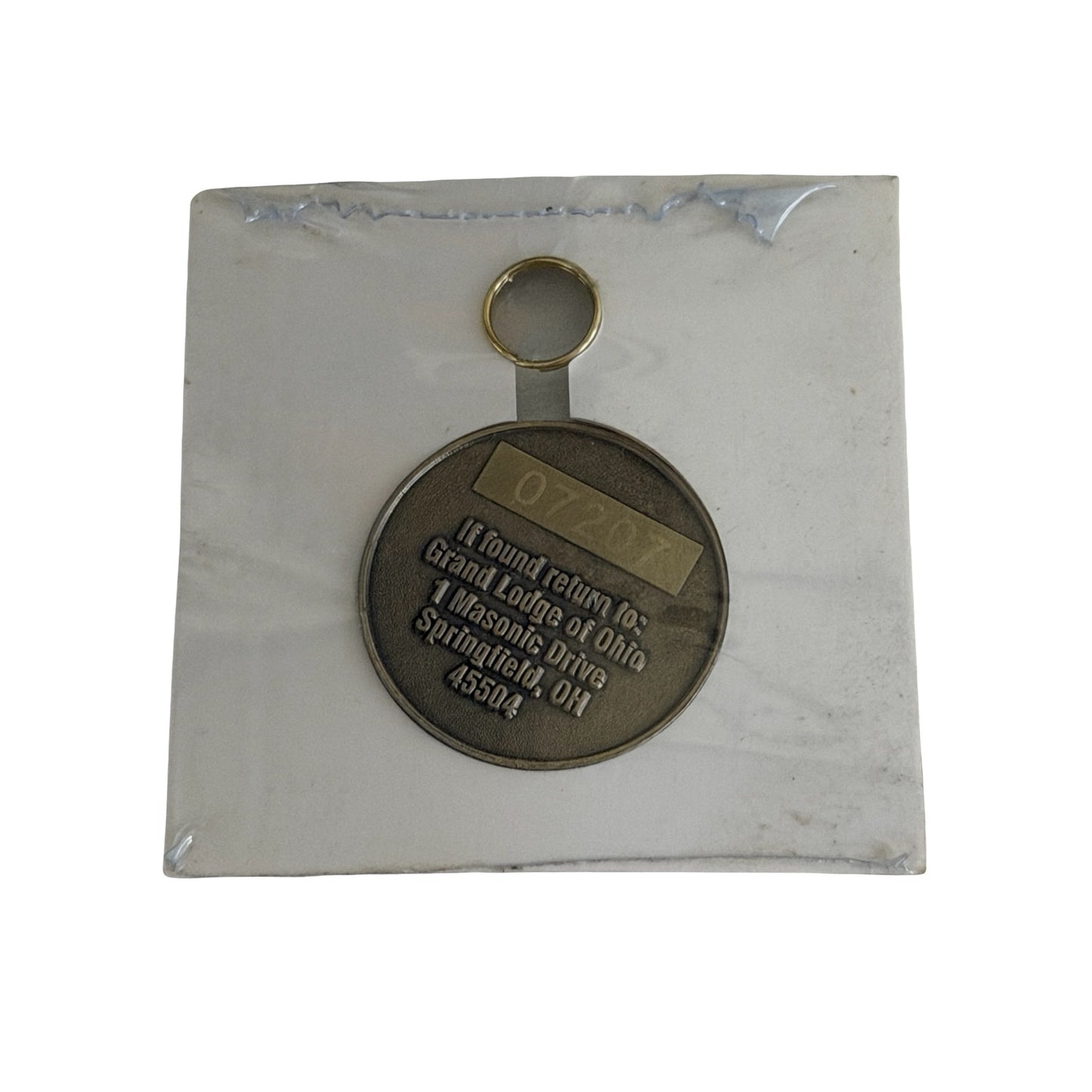 Vintage 2017 Grand Lodge of Ohio Freemasonry 300 Years Masonic Key Fob Medallion