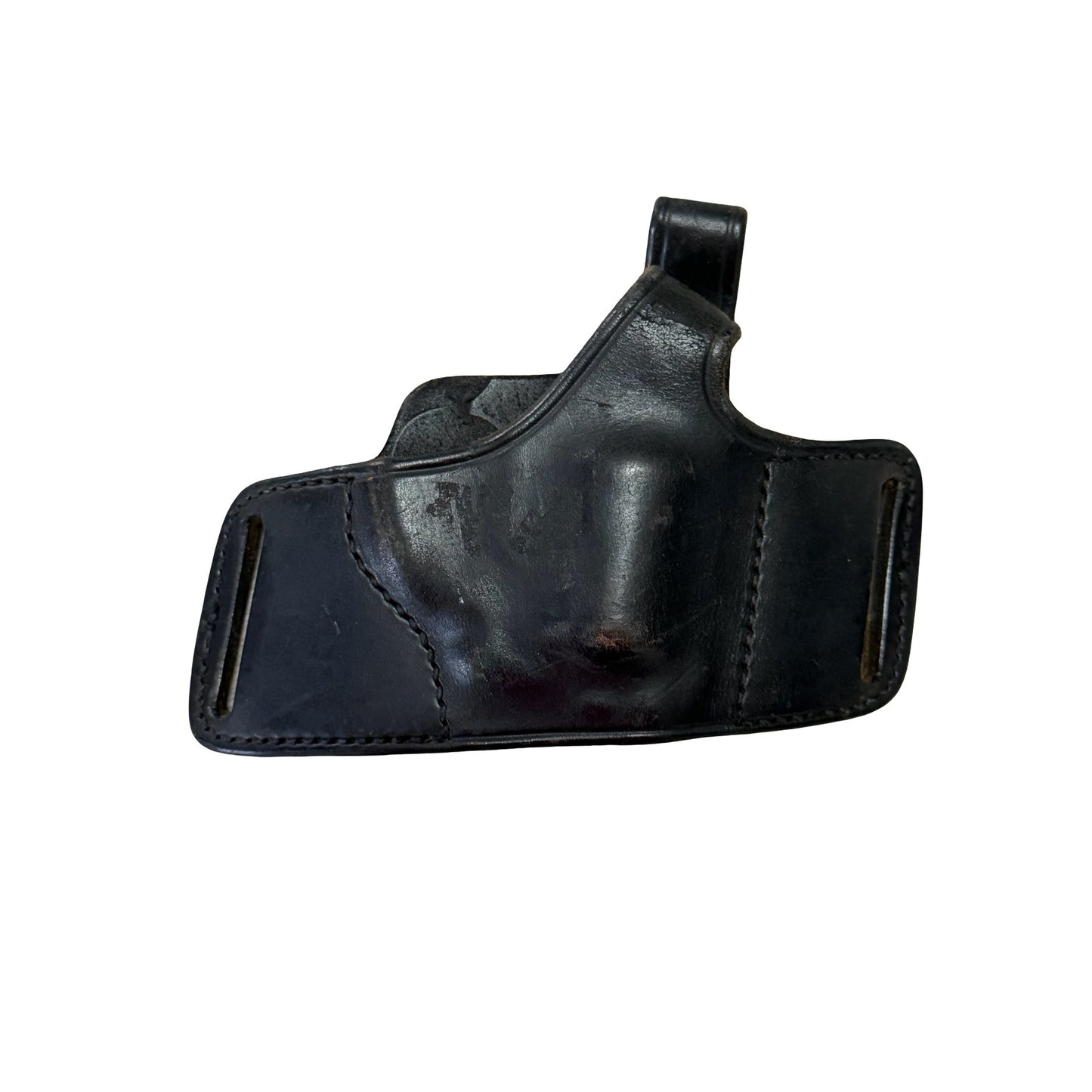 Vintage Don Hume H717 Leather OWB Holster Size 3 Black Right Hand