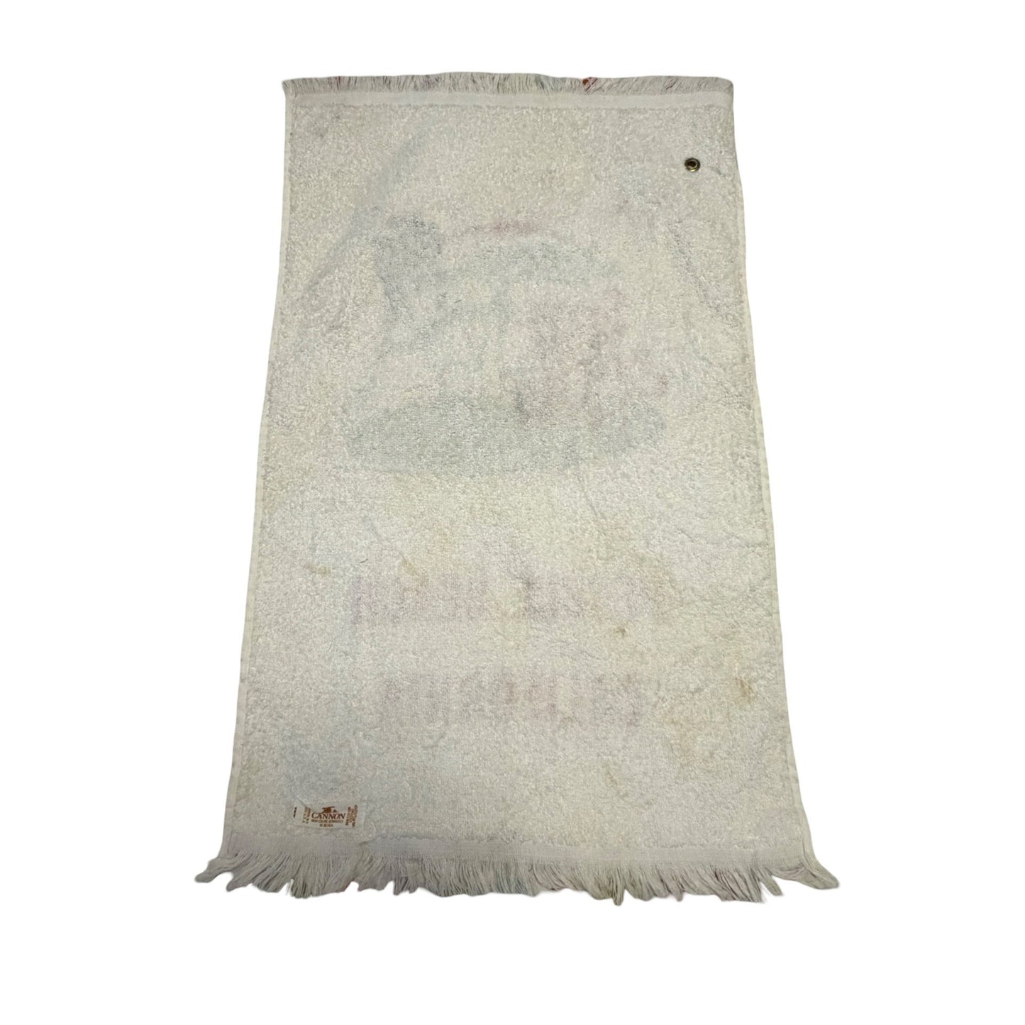 Vintage Spyglass Hill Pebble Beach California Golf Towel Cannon Fringe 24x15