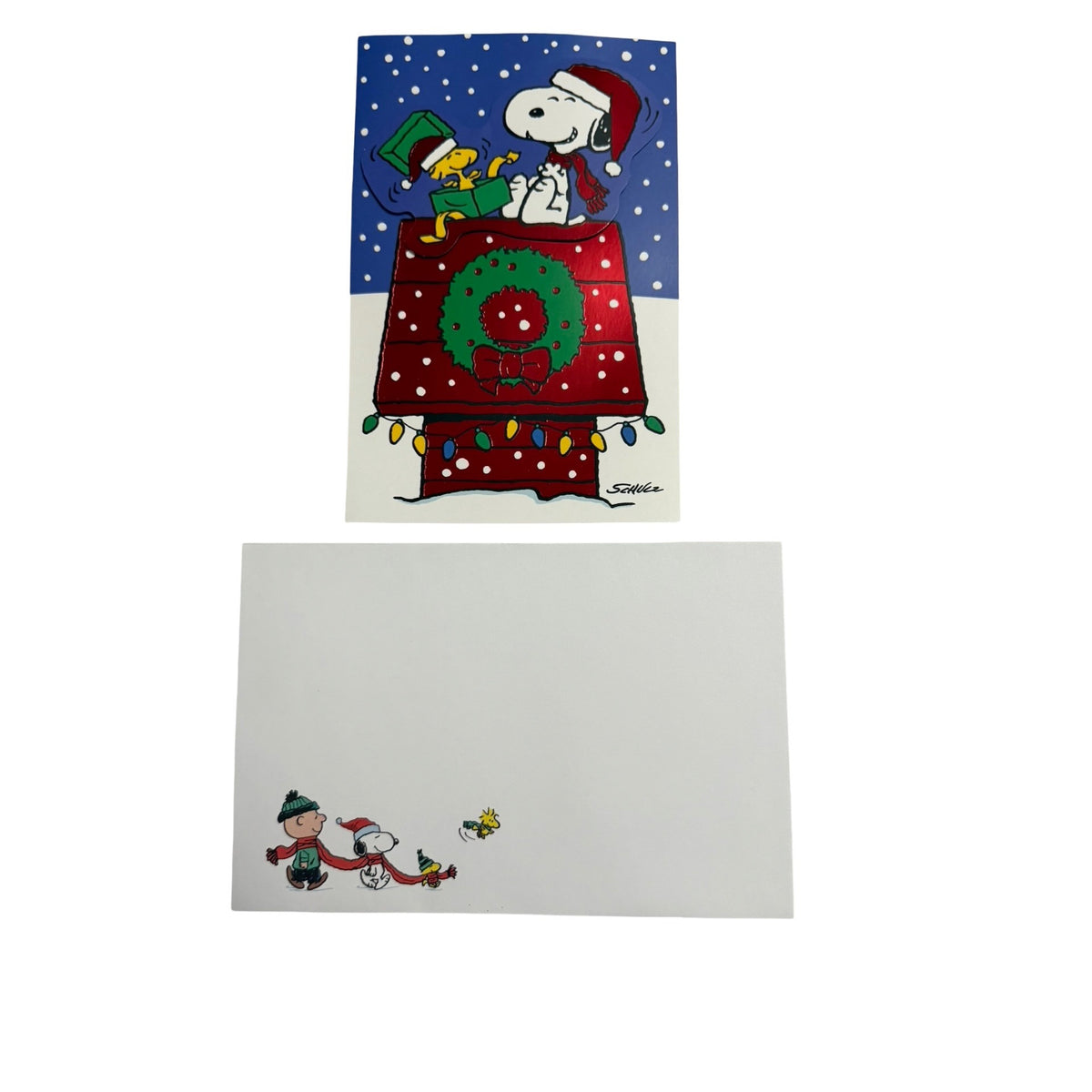 Hallmark Peanuts Snoopy Woodstock Christmas Cards and Envelopes 20 Count