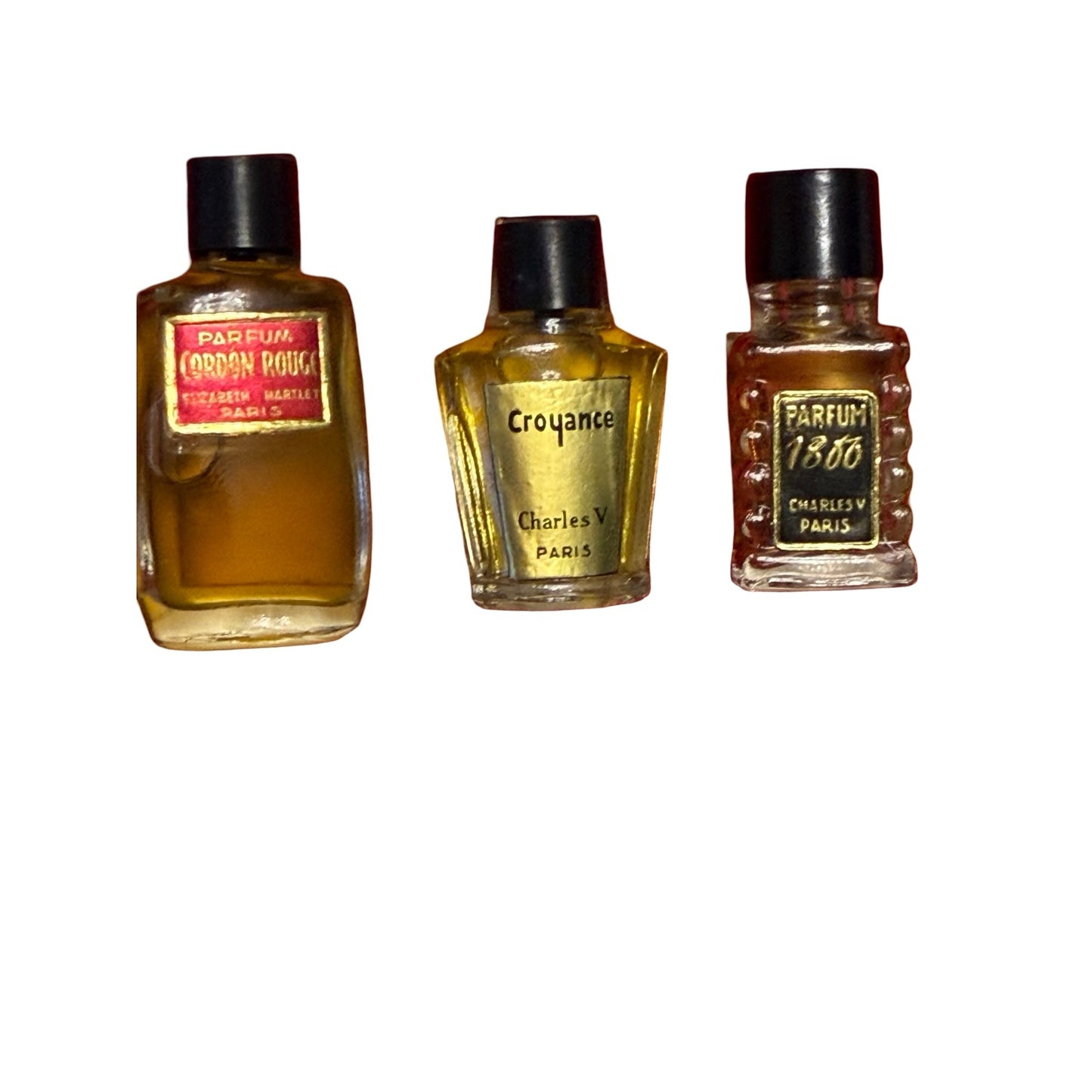 Vintage Les Grands Parfums De France Miniature Perfume Set 10 Bottles Paris Gift Box