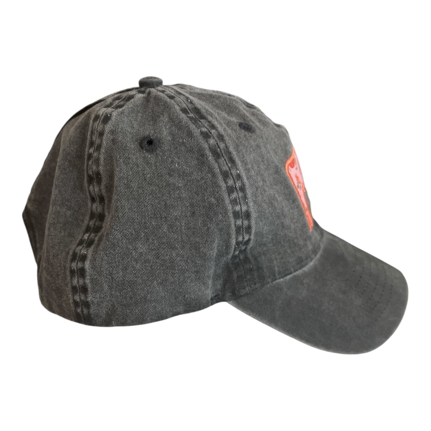 Infinity Her Floral Cow Patch Cowgirl Baseball Cap Washed Black