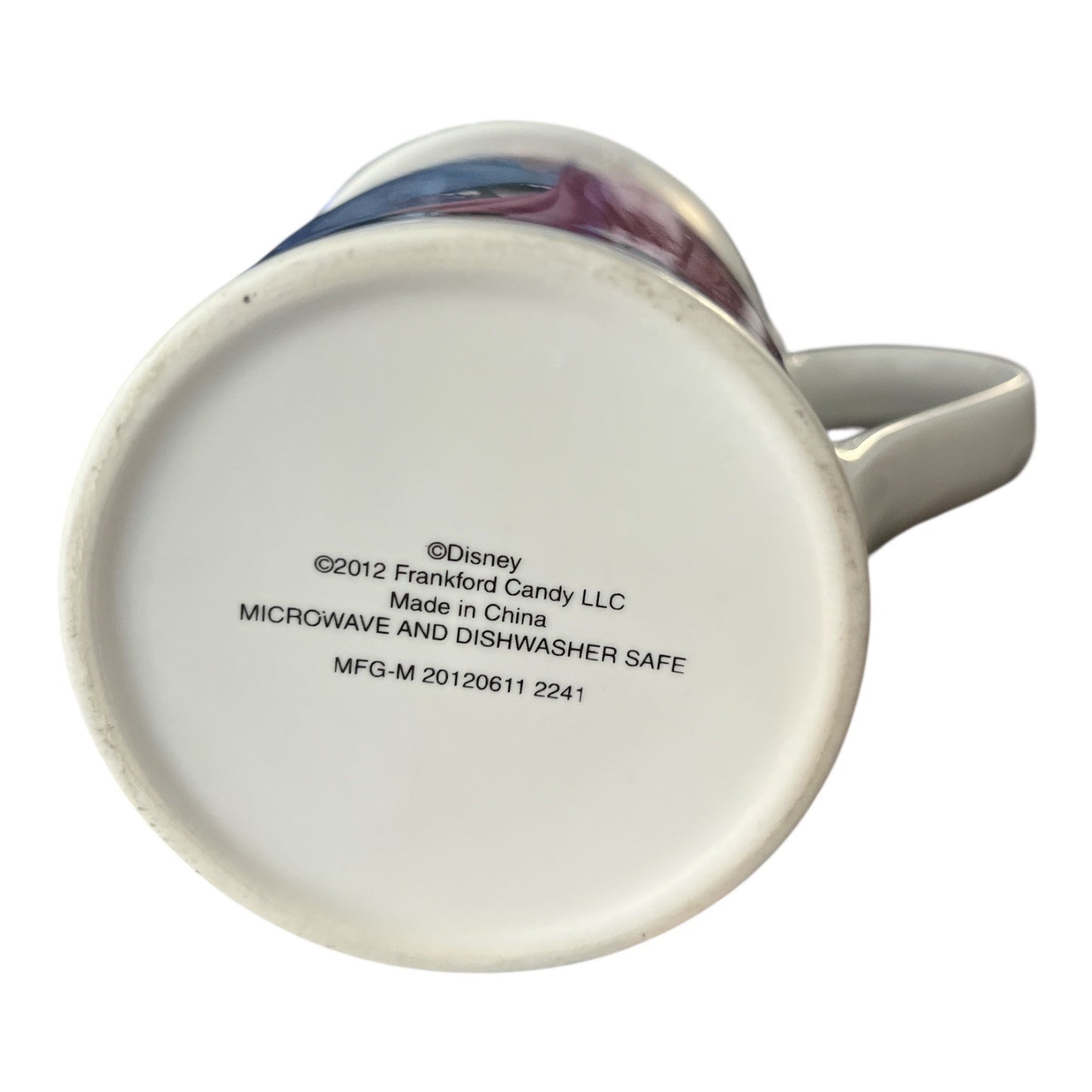 Disney Princess Ceramic Coffee Mug Cinderella Belle Rapunzel Tiana Aurora 2012