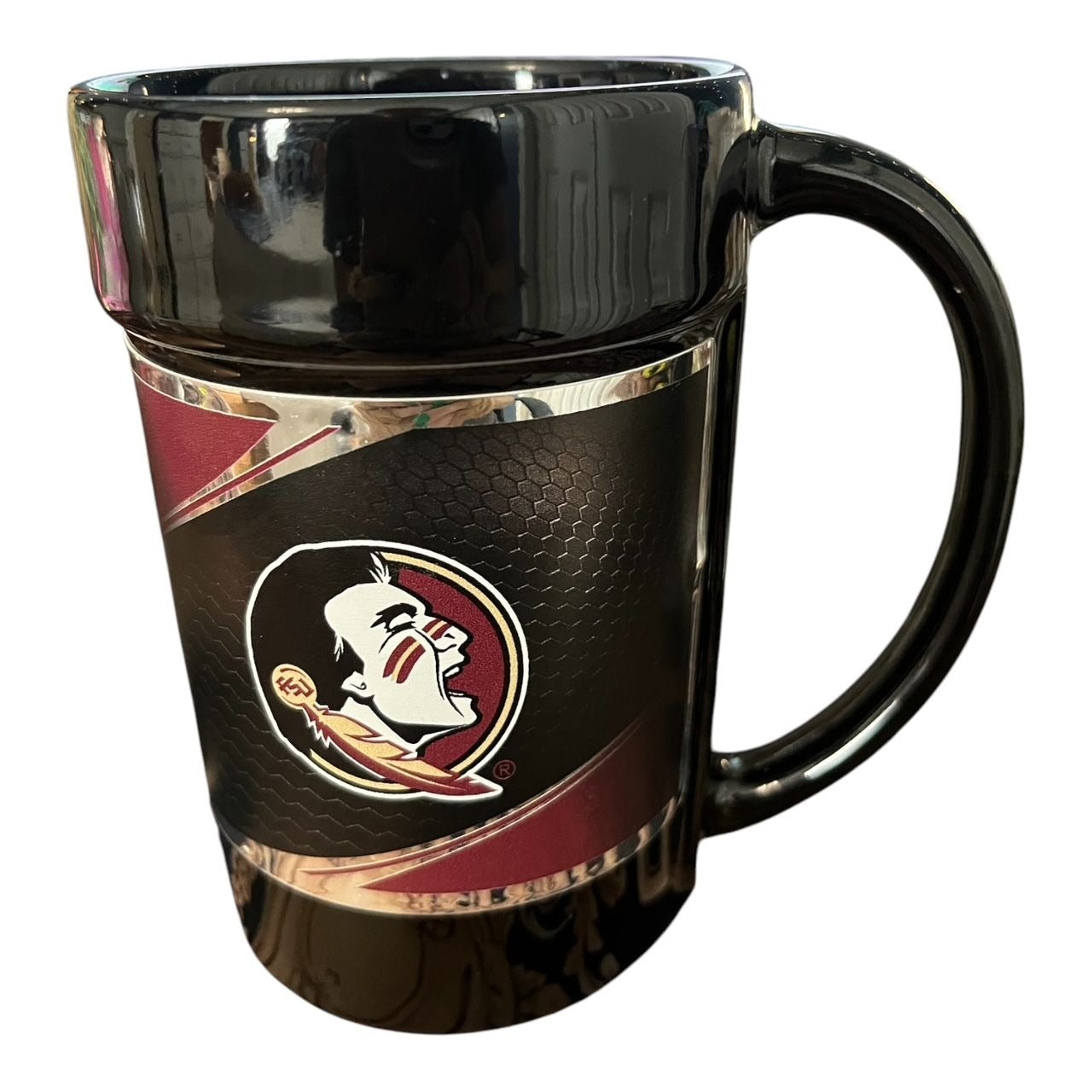 Florida State Seminoles FSU Black Ceramic Mug by Great American Products