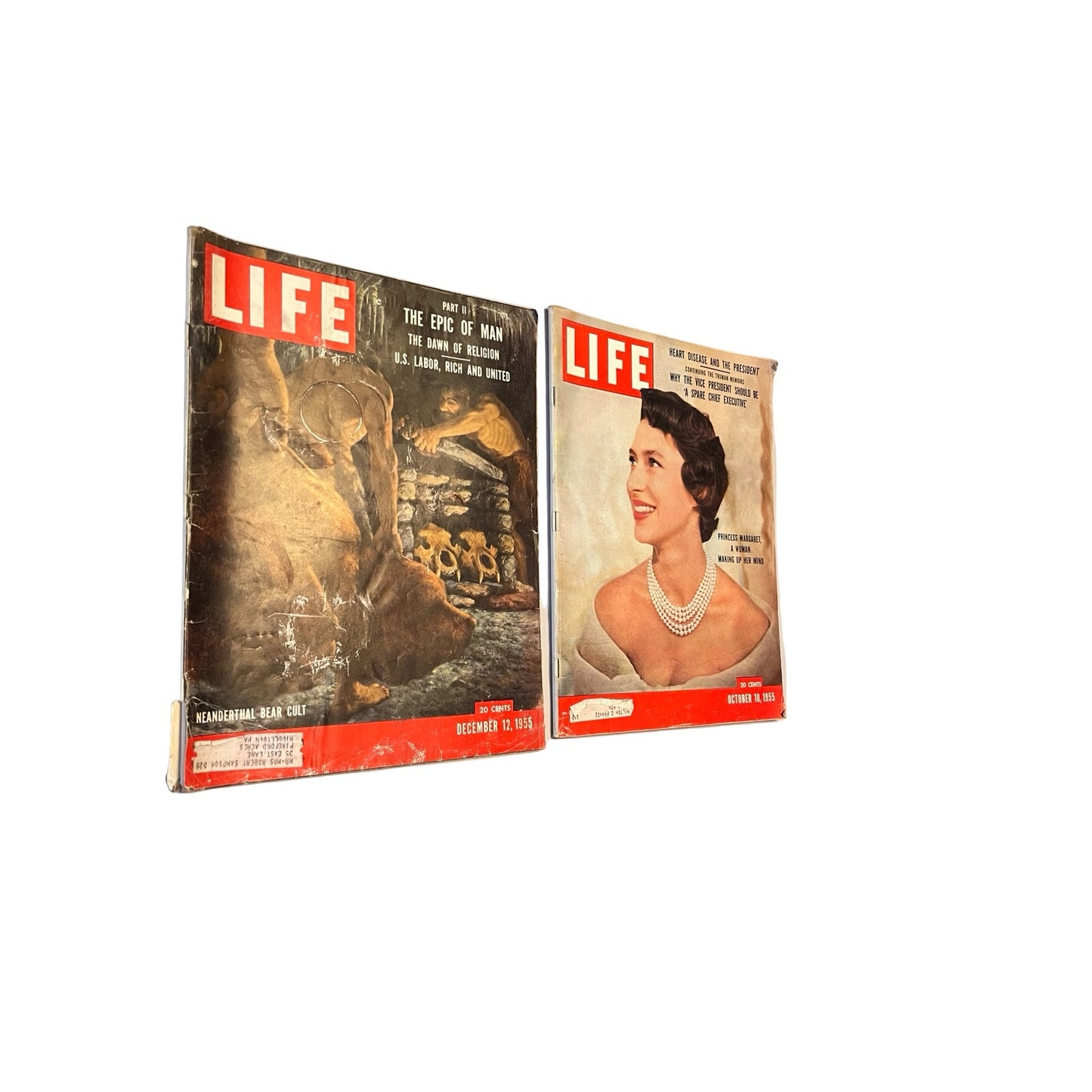 Vintage LIFE Magazine 1955 October 10 Princess Margaret Mid Century Ads Coca Cola Karo