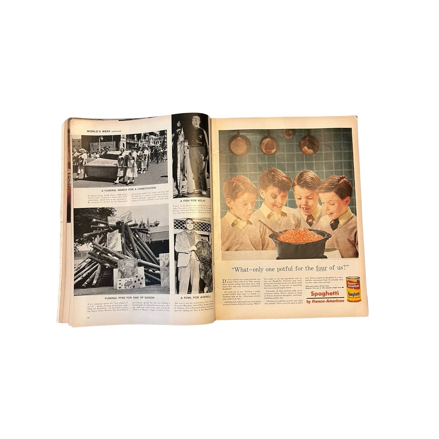Vintage LIFE Magazine 1955 October 10 Princess Margaret Mid Century Ads Coca Cola Karo